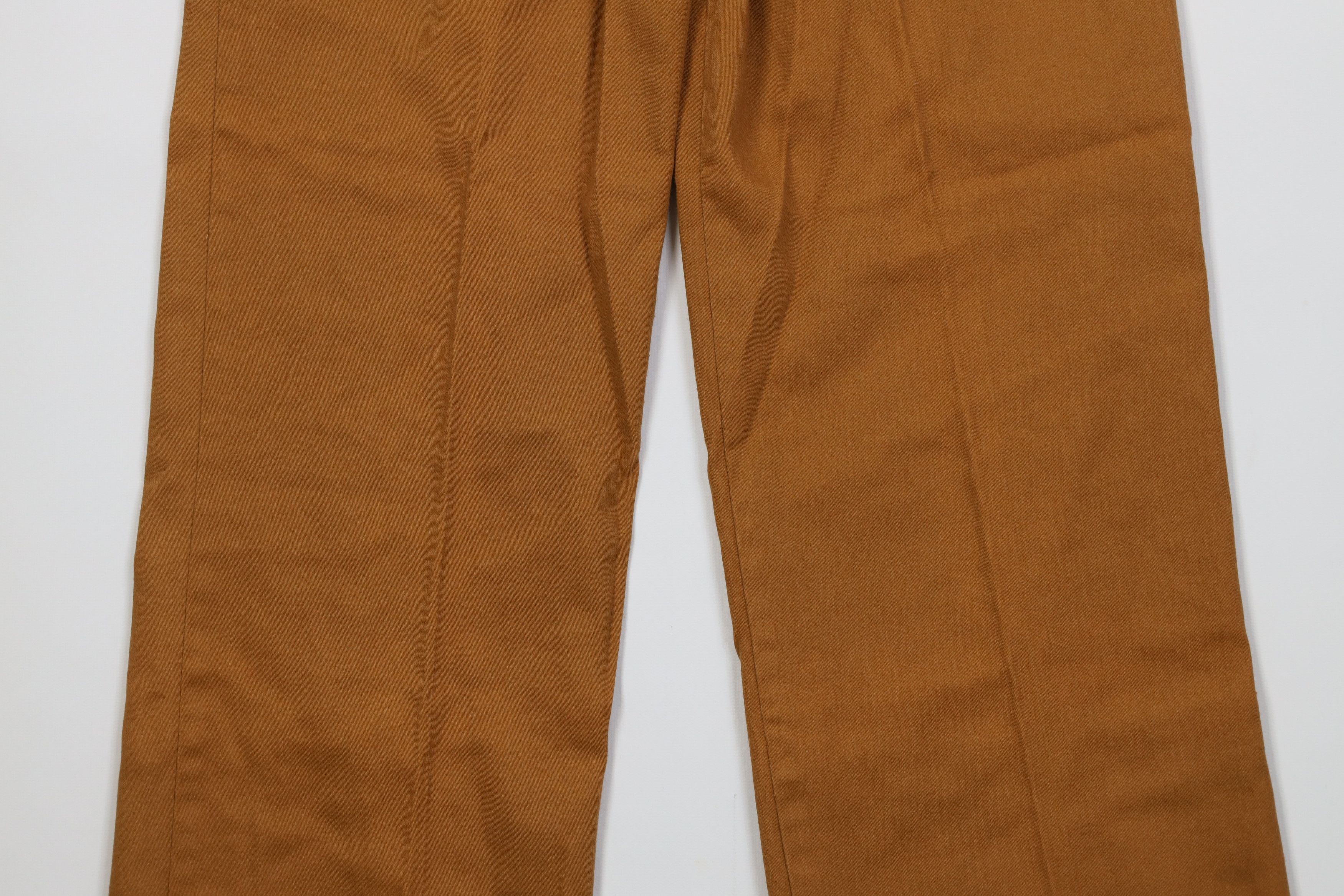Vintage AS IS Vintage 70s Streetwear Wide Leg Chino Pants Brown USA Size 28" / US 6 / IT 42 - 11 Thumbnail
