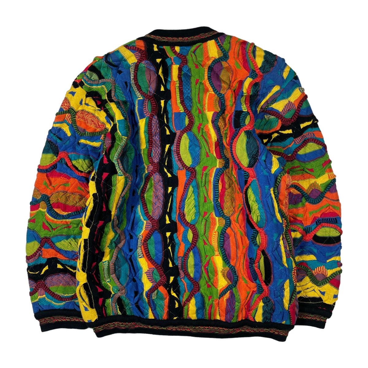 Coogi × Vintage VINTAGE COOGI 90’s ZIPPER KNITWEAR SWEATER Size US M / EU 48-50 / 2 - 16 Thumbnail