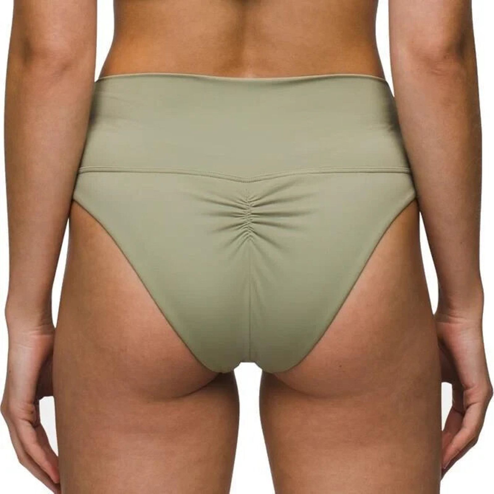 Prana Prana Bikini Bottom Womens Small Aurelia Ruched Sweet Agave Size S / US 4 / IT 40 - 1 Thumbnail