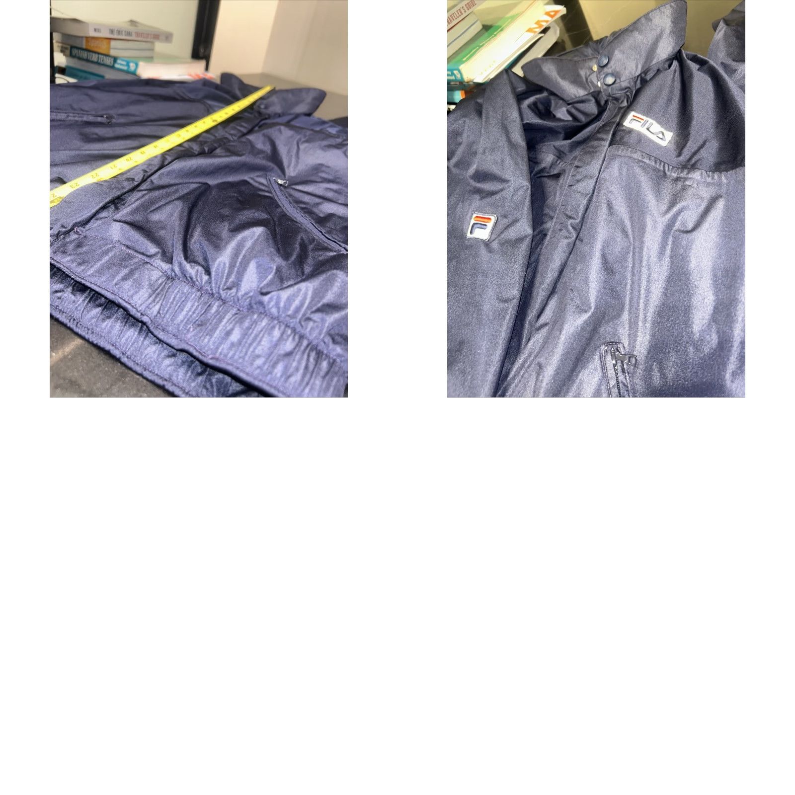 Fila VINTAGE FILA Italia GORE-TEX Unisex Jacket Parka Hooded 80s Blue USA Made 2 Piece Multi Purpose Logo L Adult Mens Womens (adjust if applicable) Size 42R - 10 Thumbnail