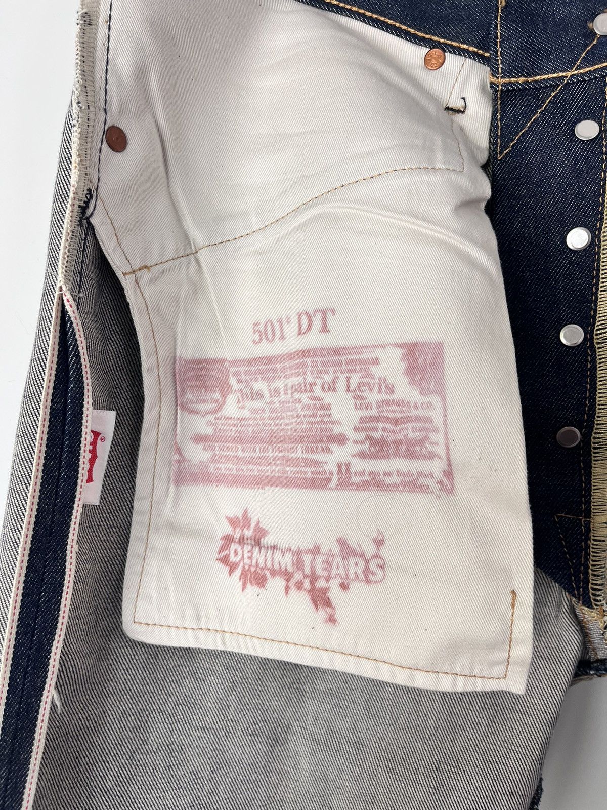DENIM TEARS DENIM TEARS SELVEDGE DENIM Size US 33 - 10 Thumbnail