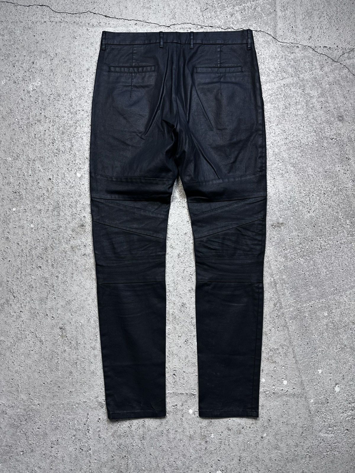 Vivienne Westwood Vivienne Westwood Black Biker Pants Panelled Slim Fit Size US 34 / EU 50 - 12 Thumbnail