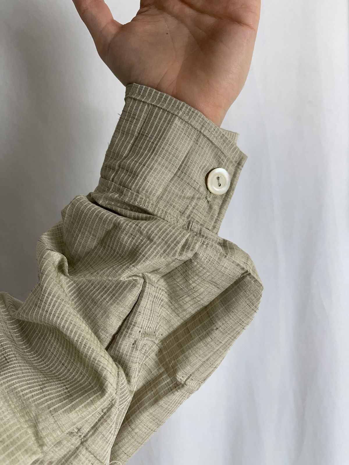 Chorley Oversized pin stripe herrington bomber jacket shell buttons Size US L / EU 52-54 / 3 - 9 Thumbnail