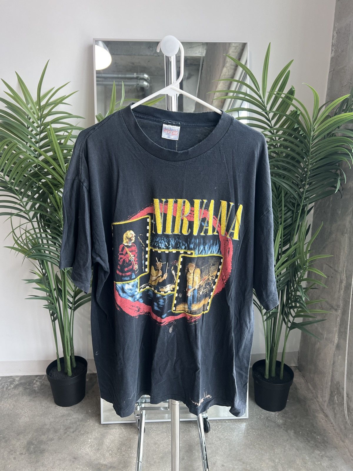 Nirvana Nirvana T-Shirt 90s AllSport Tag XL Single Stitch