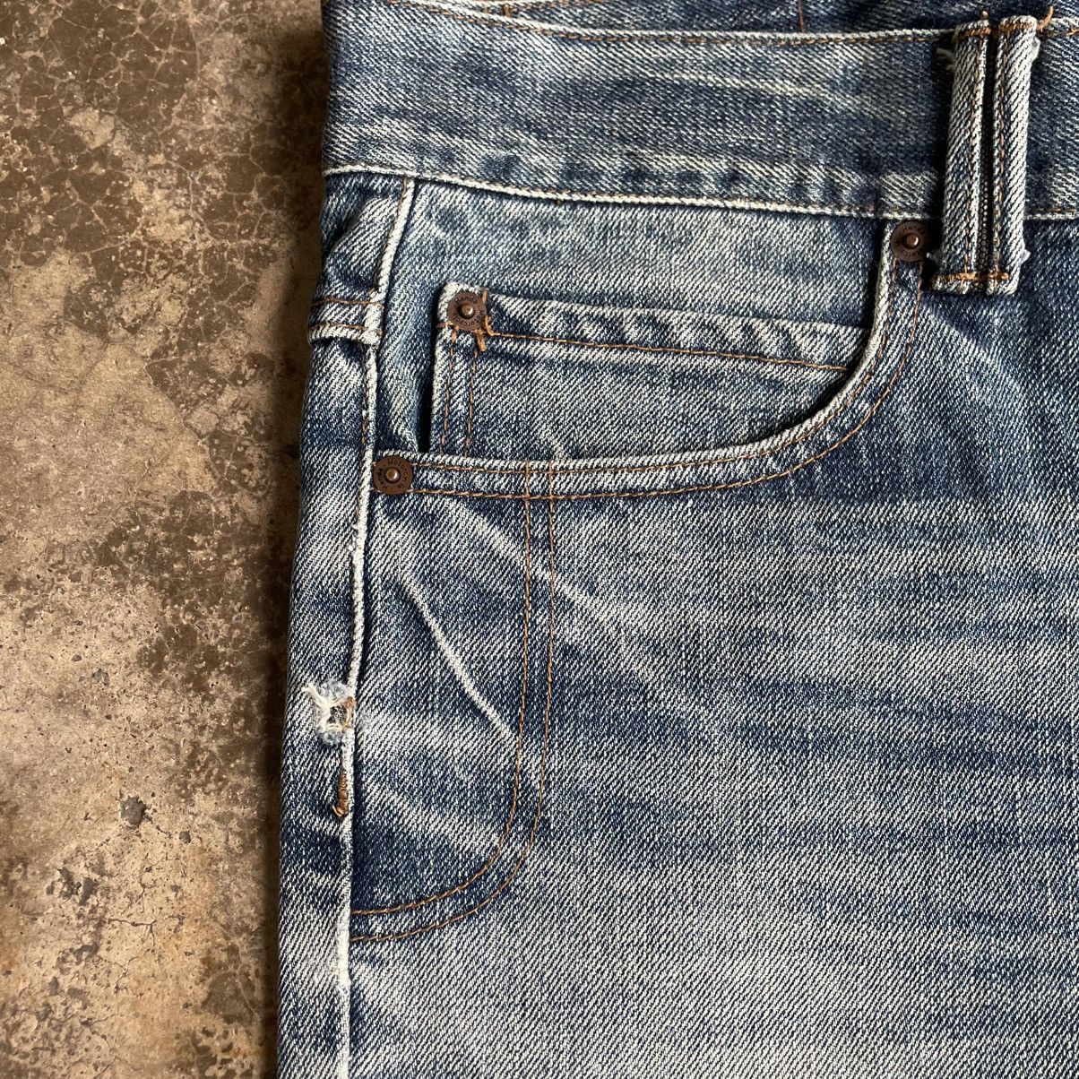 Honda 🔥🇯🇵Vintage Honda Stoned Washed Ripped Distress Denim Jeans Size US 34 / EU 50 - 9 Thumbnail