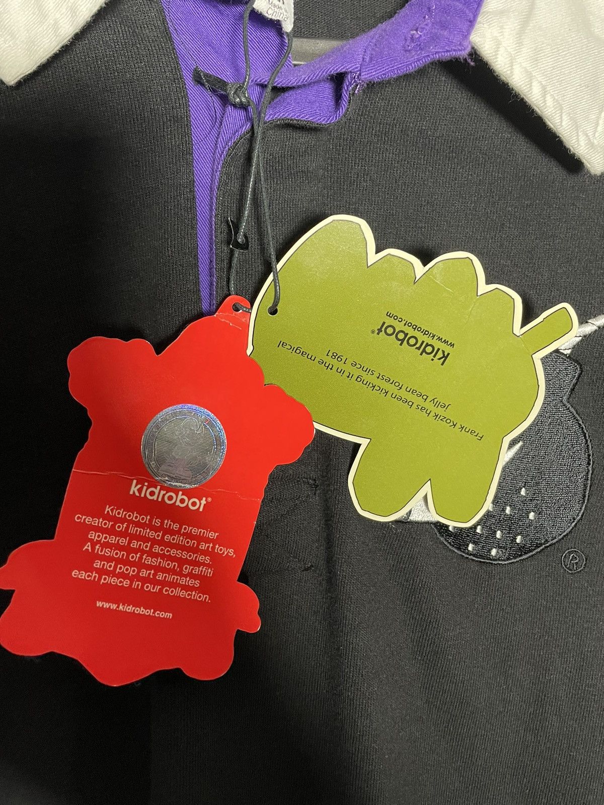 Kid Robot × Vintage Kid Robot x Kozik Limited Ed Longsleeve Rugby Polo Shirt Size US M / EU 48-50 / 2 - 11 Thumbnail