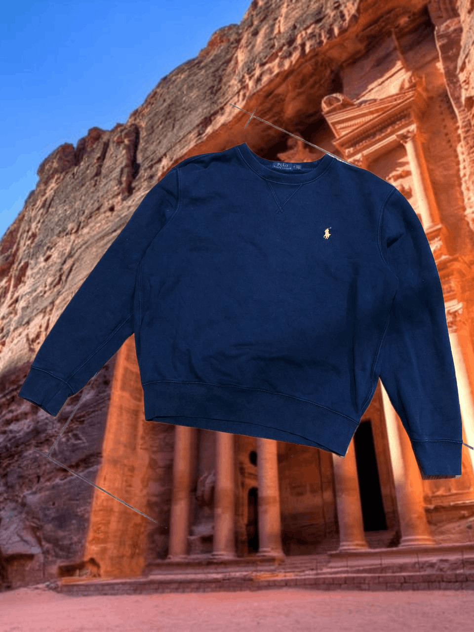 Polo Ralph Lauren streetwear Vintage Polo Ralph Lauren blue Sweaters Y2K Size US M / EU 48-50 / 2 - 1 Thumbnail