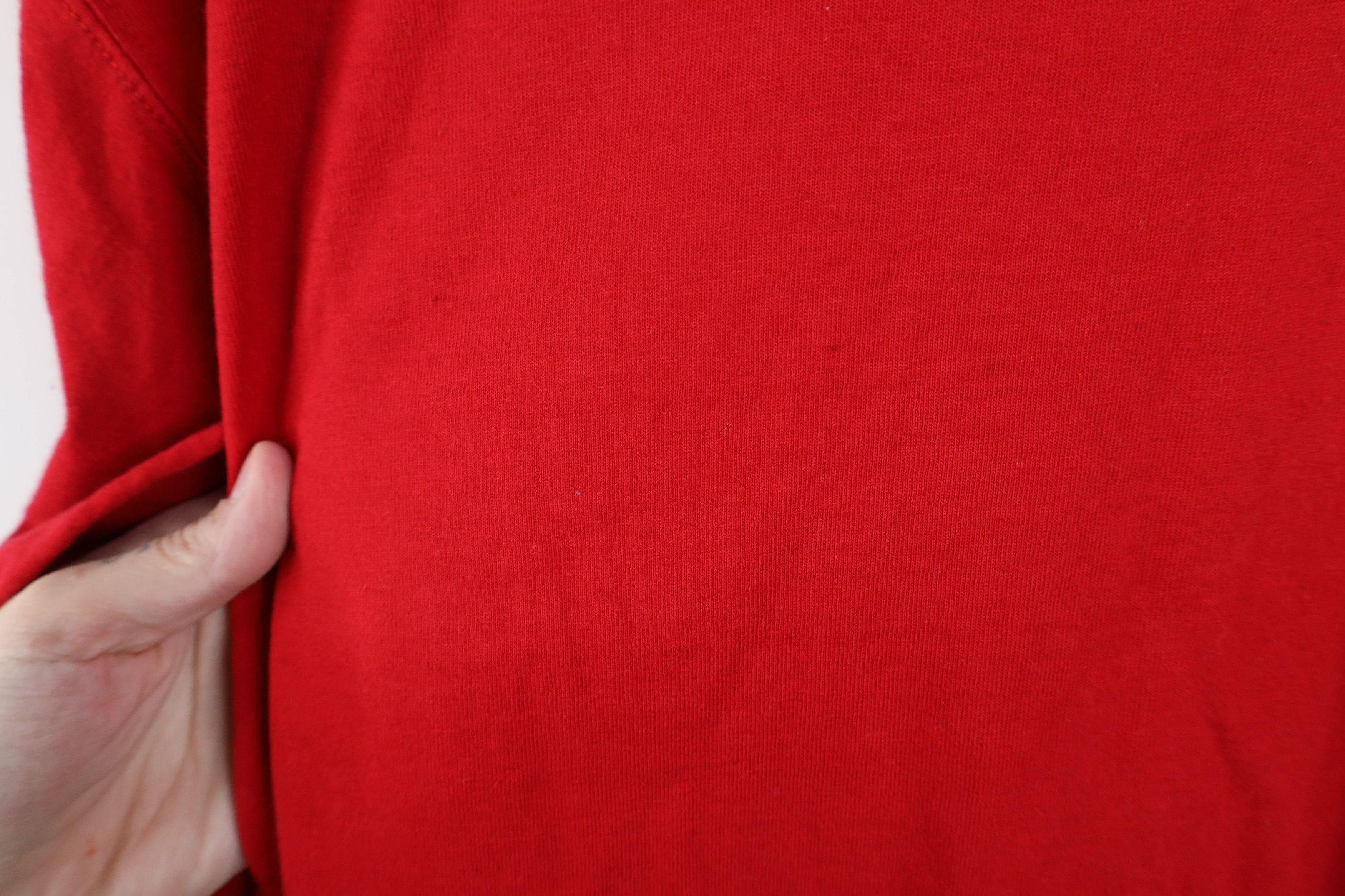 Russell Athletic Vintage 90s Russell Athletic Long Sleeve T-Shirt Cotton Red Size US L / EU 52-54 / 3 - 10 Thumbnail