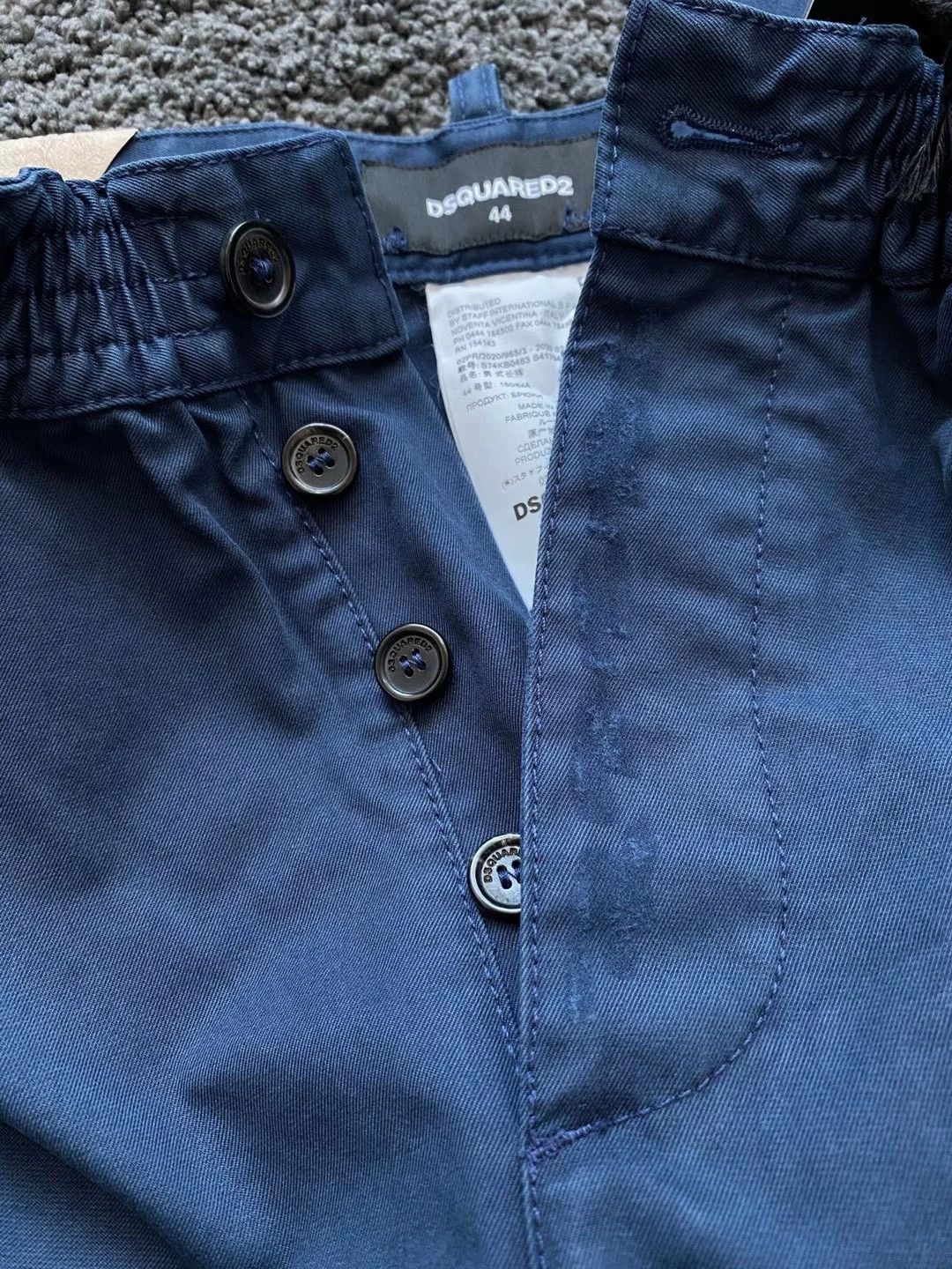 Dsquared2 Dsquared2 DAN ELASTIC blue slim cropped 90s Size US 28 / EU 44 - 3 Thumbnail