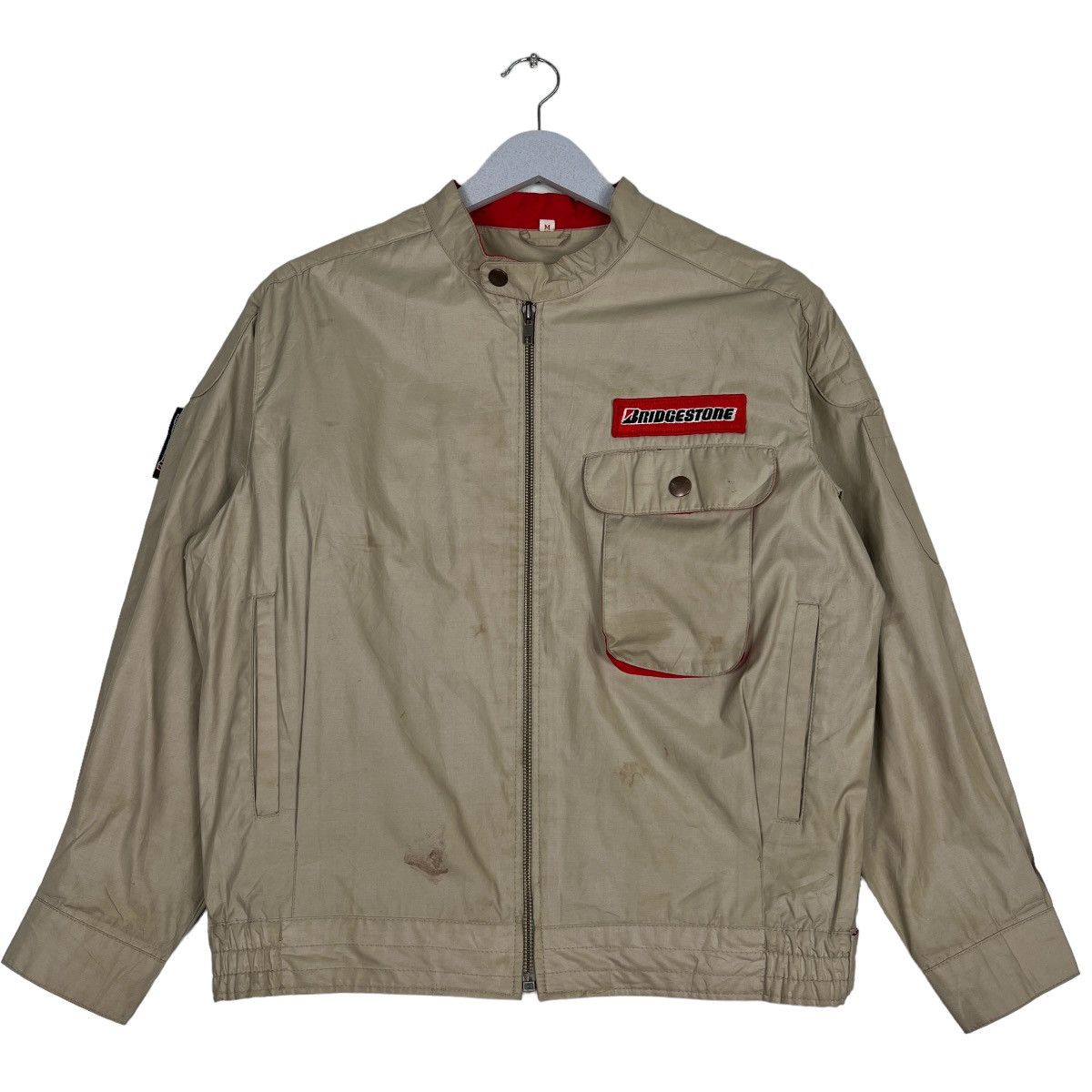 Japanese Brand 🔥 VINTAGE BRIDGESTONE STAFF RACING JACKET Size US M / EU 48-50 / 2 - 1 Thumbnail