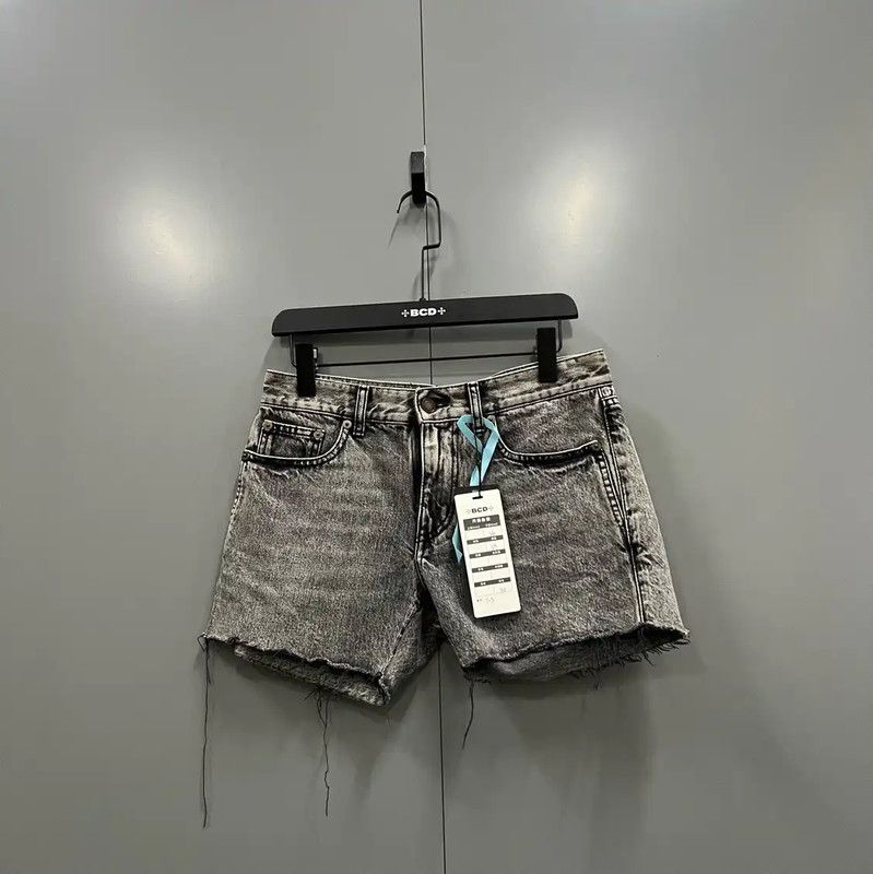 Yves Saint Laurent YSL Summer Gray Cotton Women's Shorts 0089 Size 28" / US 6 / IT 42 - 1 Thumbnail