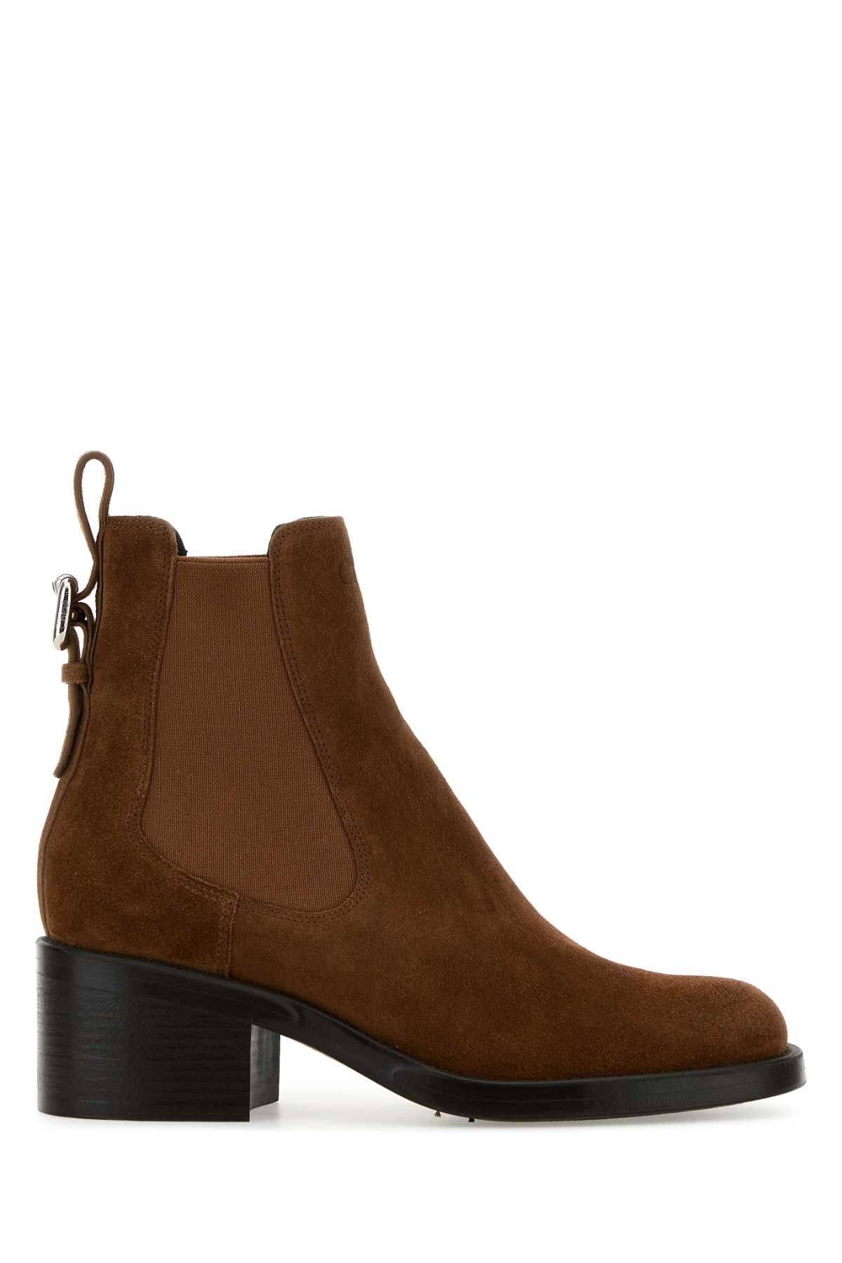 Caramel Suede Dakota Ankle Boots