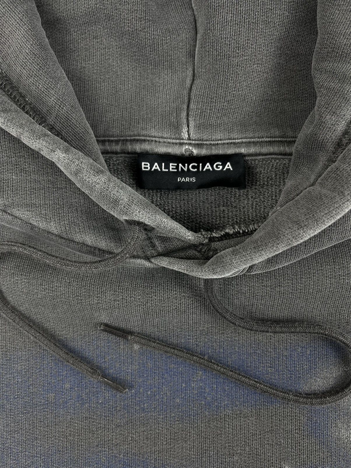 Balenciaga AW17 Balenciaga Paris Tourist Souvenir Hoodie Grey Size US L / EU 52-54 / 3 - 6 Thumbnail