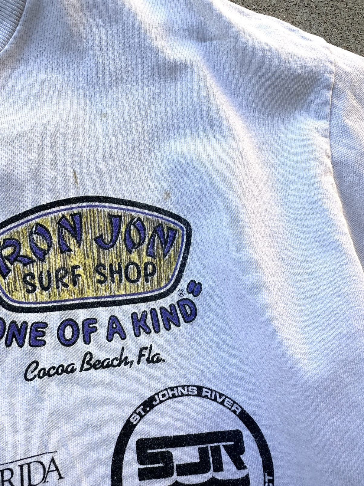 Ron Jon Surf Shop × Vintage Vintage Ron Jons Surf Shop Animal Tee Single Stitch Size US L / EU 52-54 / 3 - 4 Thumbnail