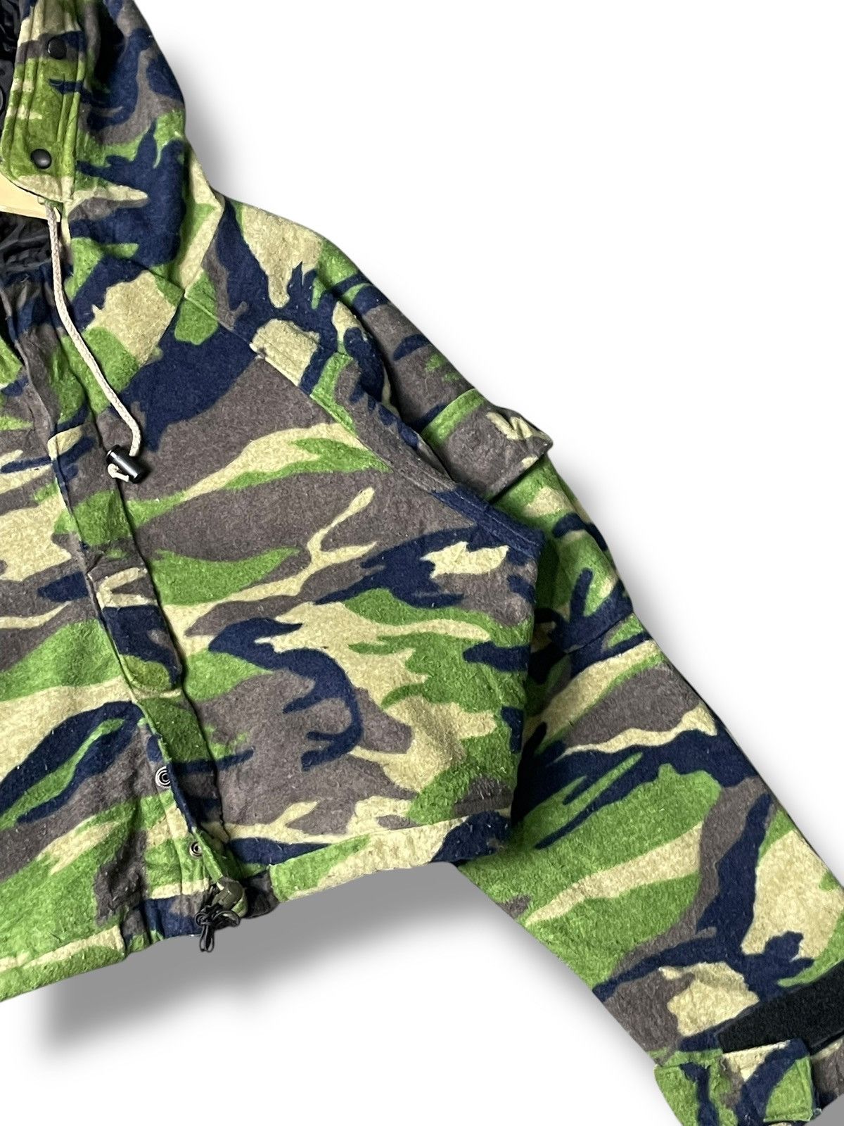 Japanese Brand × Vintage Vintage DEATH Brand Punk Crop Hooded Jacket (88) Size US M / EU 48-50 / 2 - 7 Thumbnail
