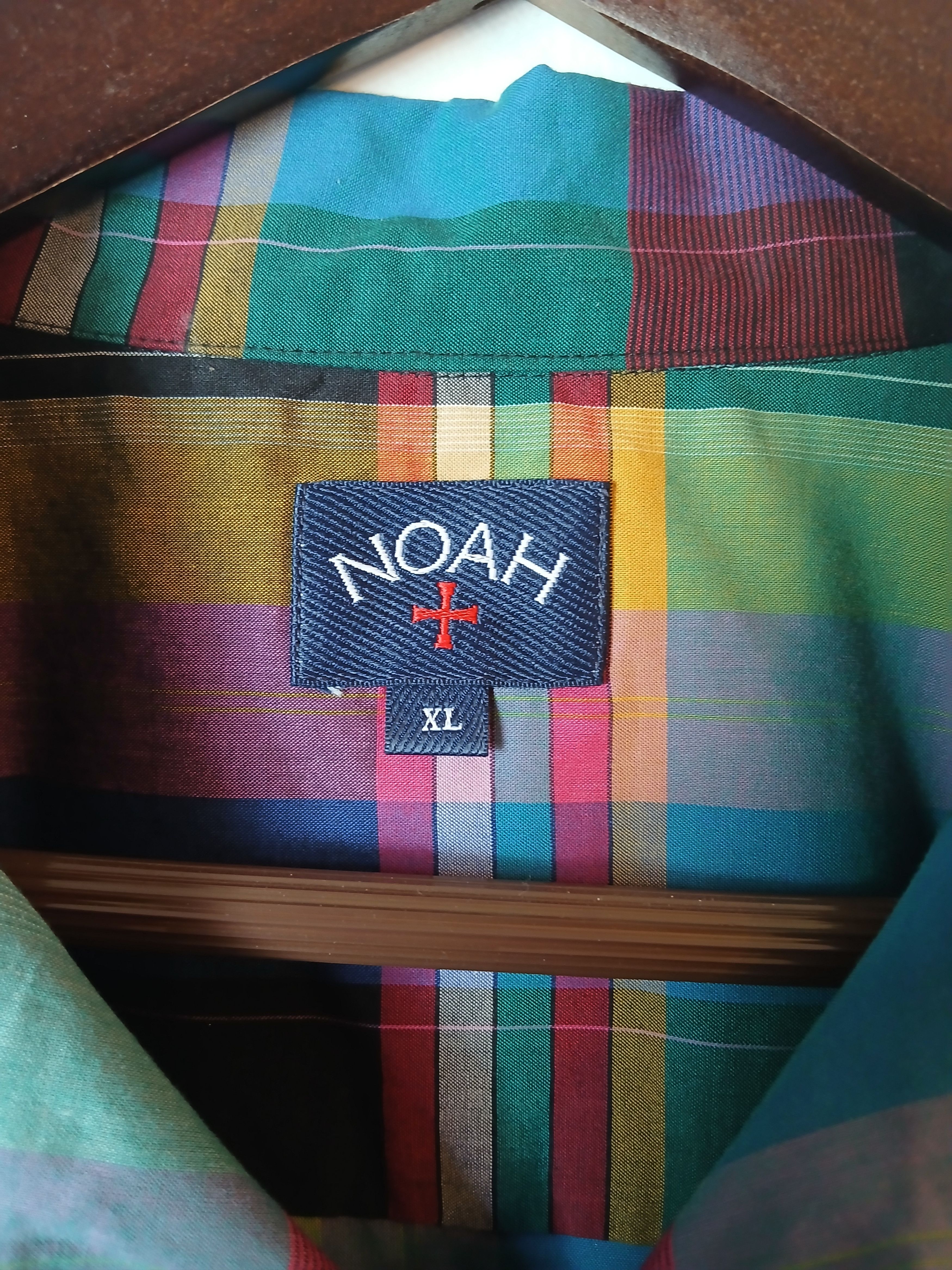 Noah NOAH NYC Madras Plaid Button-Up Shirt Size US XL / EU 56 / 4 - 3 Thumbnail
