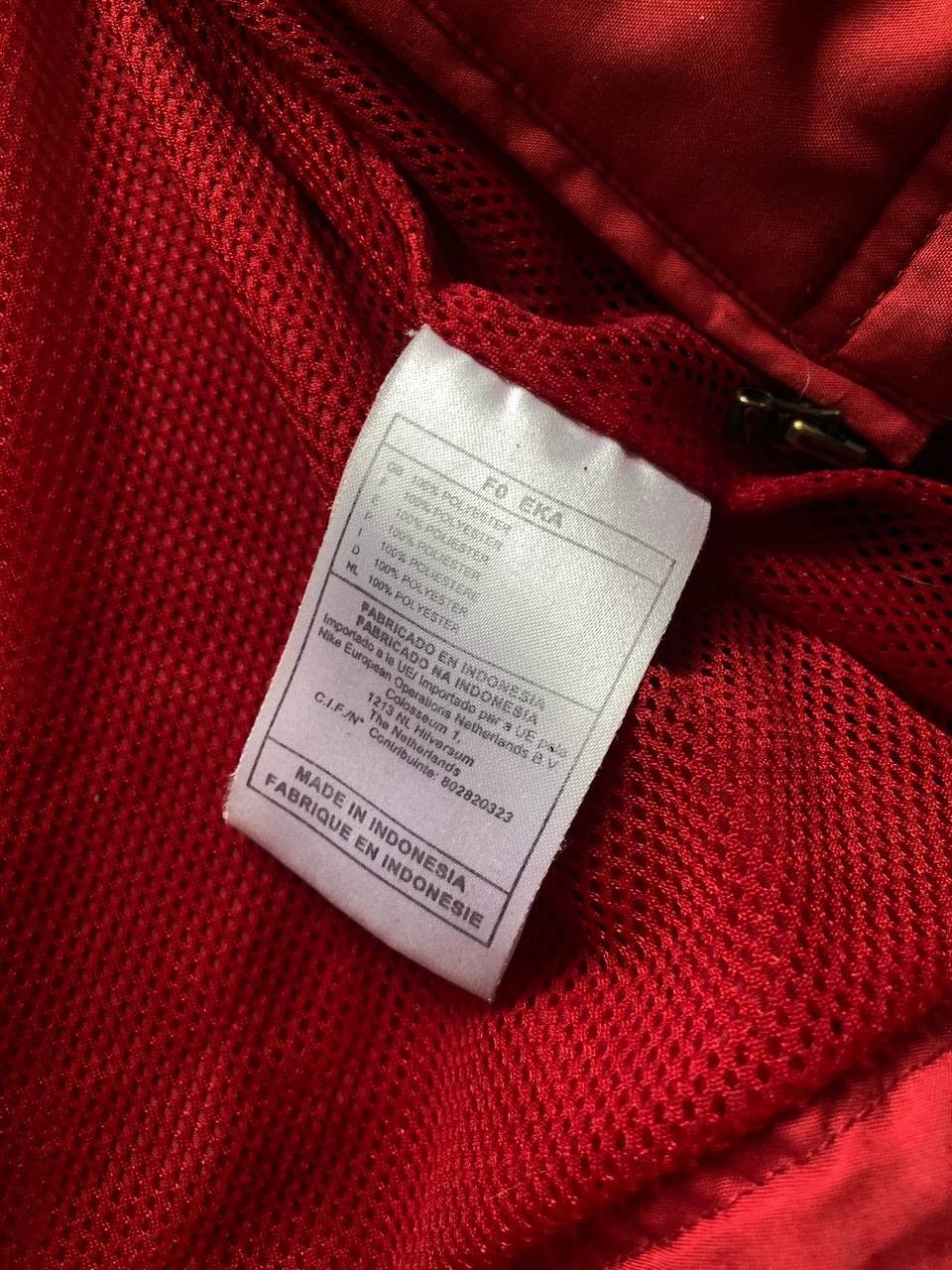 Nike × Vintage Vintage 90s Nike Arsenal Football Soccer Track Jacket Size US M / EU 48-50 / 2 - 7 Thumbnail