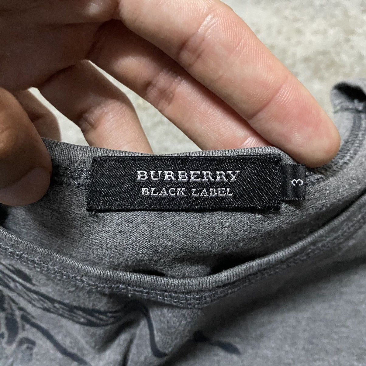 Burberry BURBERRY BLACK LABEL T SHIRT SIZE 3 Size US M / EU 48-50 / 2 - 3 Thumbnail