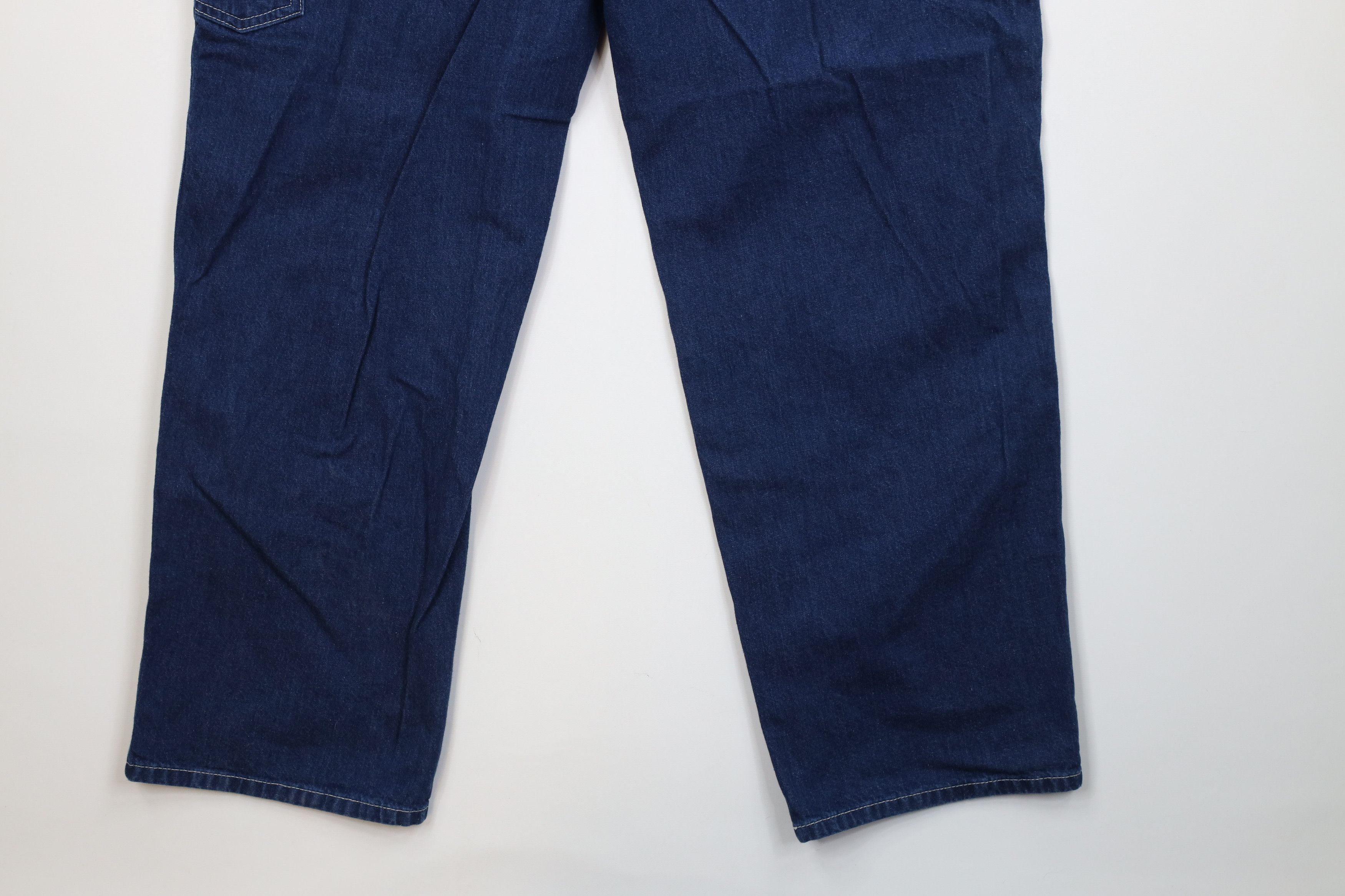Carhartt Vintage Carhartt Spell Dungaree Wide Leg Denim Jeans Blue Size US 40 / EU 56 - 13 Thumbnail