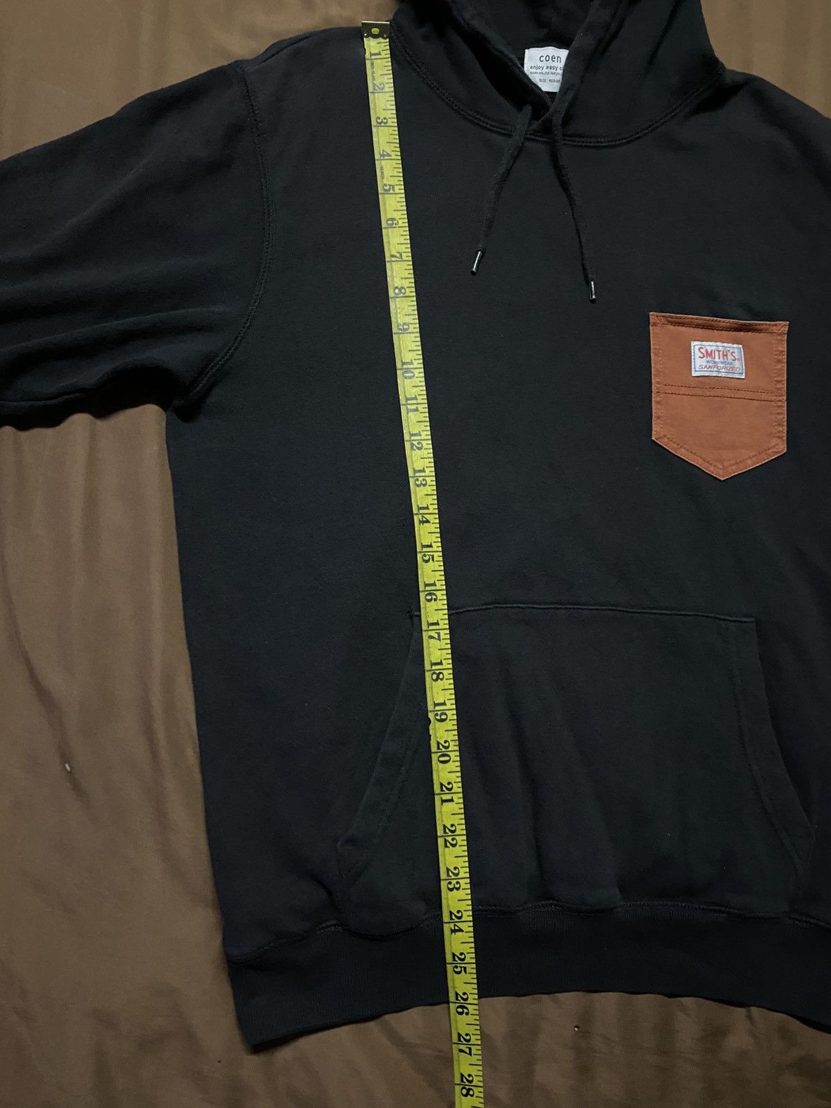 Japanese Brand Coen x Smith’s Workwear Pocket Pullover Hoodie Size US M / EU 48-50 / 2 - 8 Thumbnail