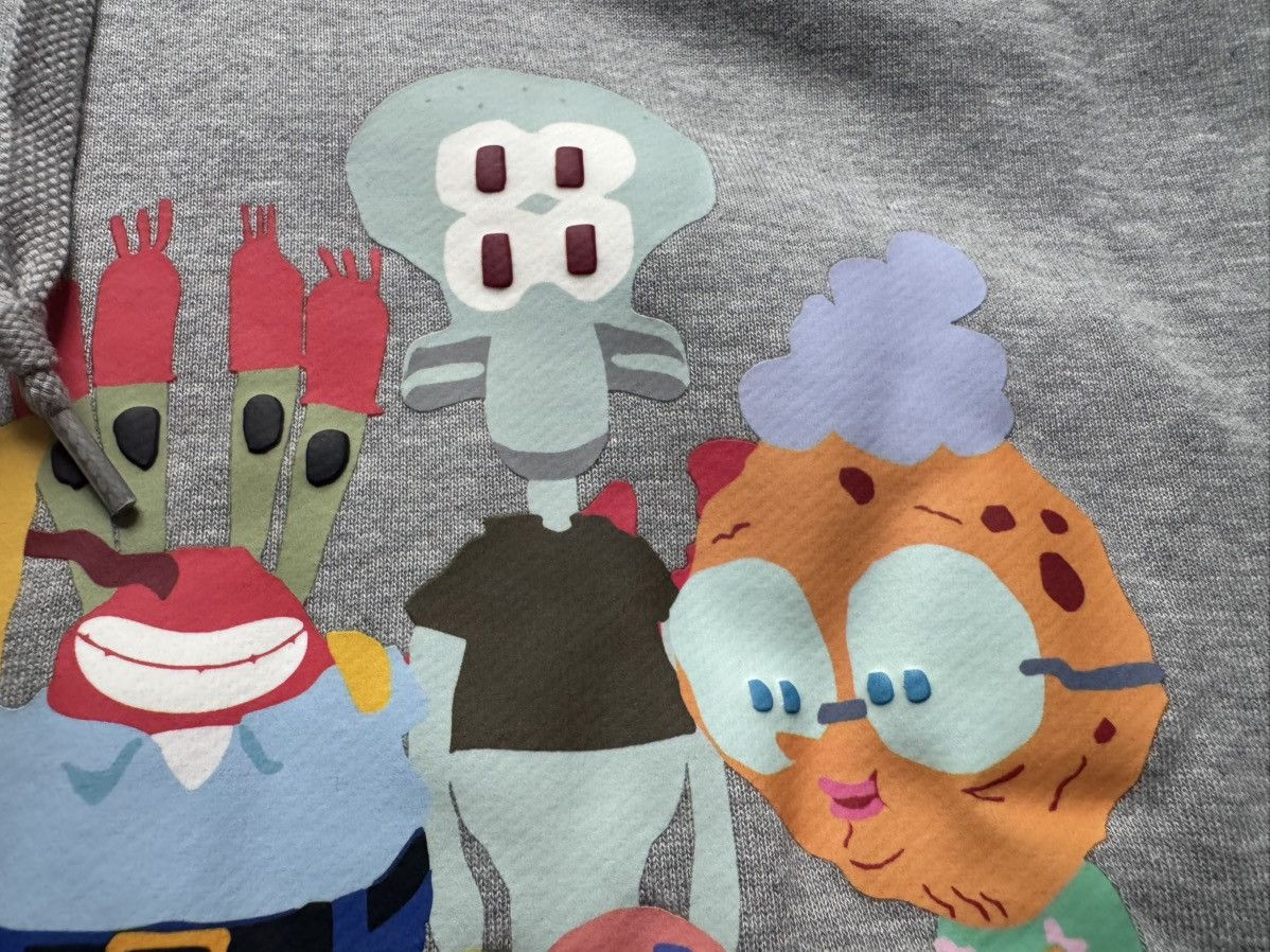 Cactus Plant Flea Market × Uniqlo CPFM x Spongebob Squarepants Gray Hoodie Small Sweatshirt Size US S / EU 44-46 / 1 - 7 Thumbnail