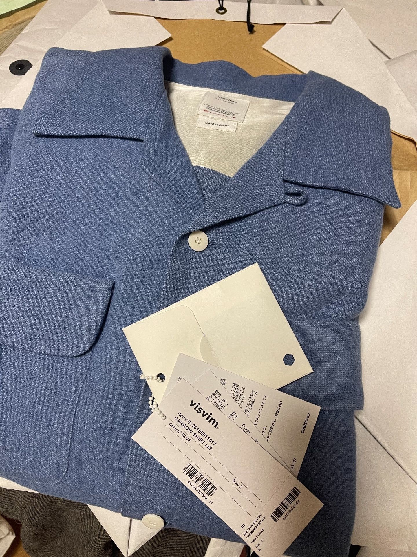 Visvim VISVIM 26SS CARROW SHIRT L/S Size US M / EU 48-50 / 2 - 3 Thumbnail