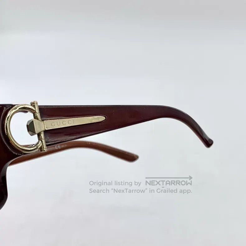 Gucci Gucci Brown round sunglasses Size ONE SIZE - 5 Thumbnail