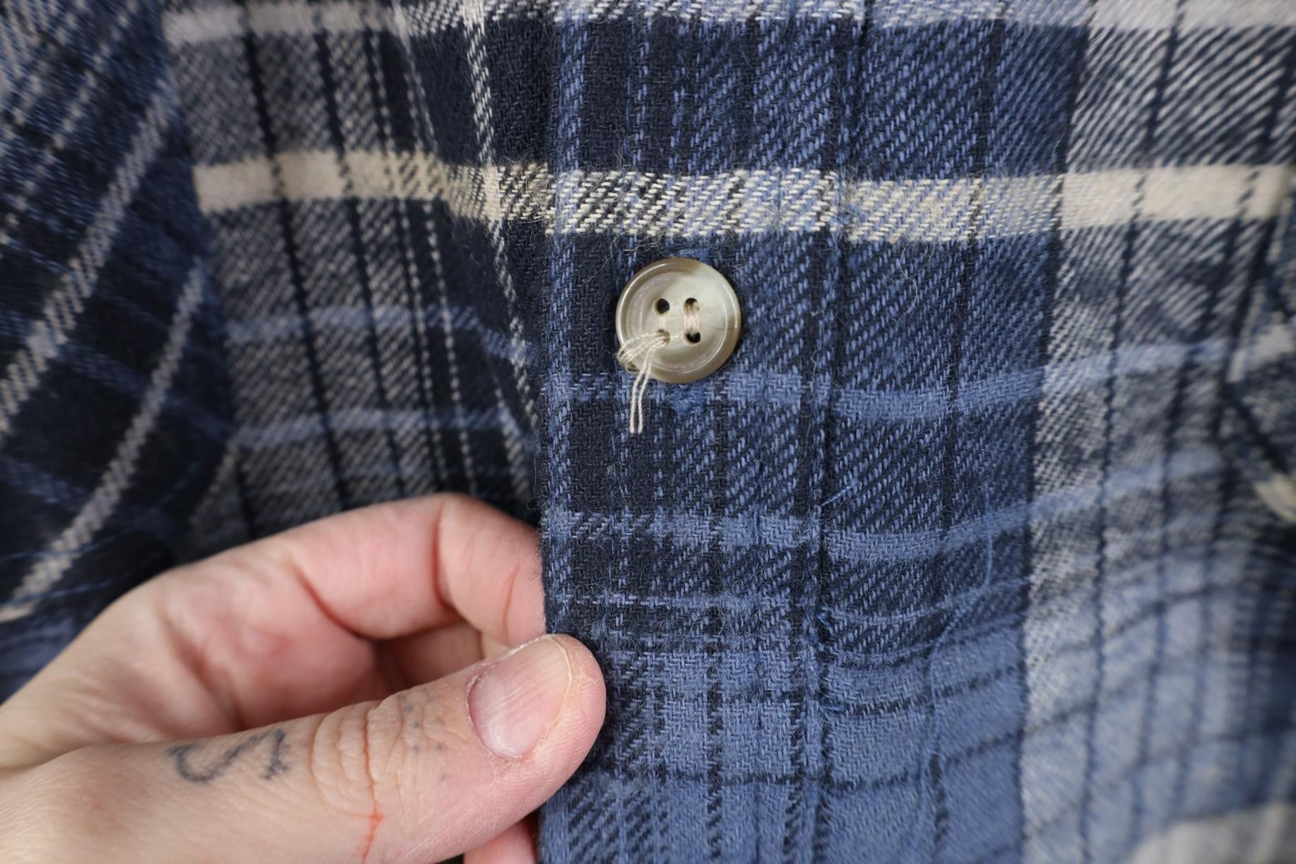 Vintage Vintage 90s Streetwear Fleece Lined Flannel Shirt Jacket Jac Size US XXL / EU 58 / 5 - 4 Thumbnail