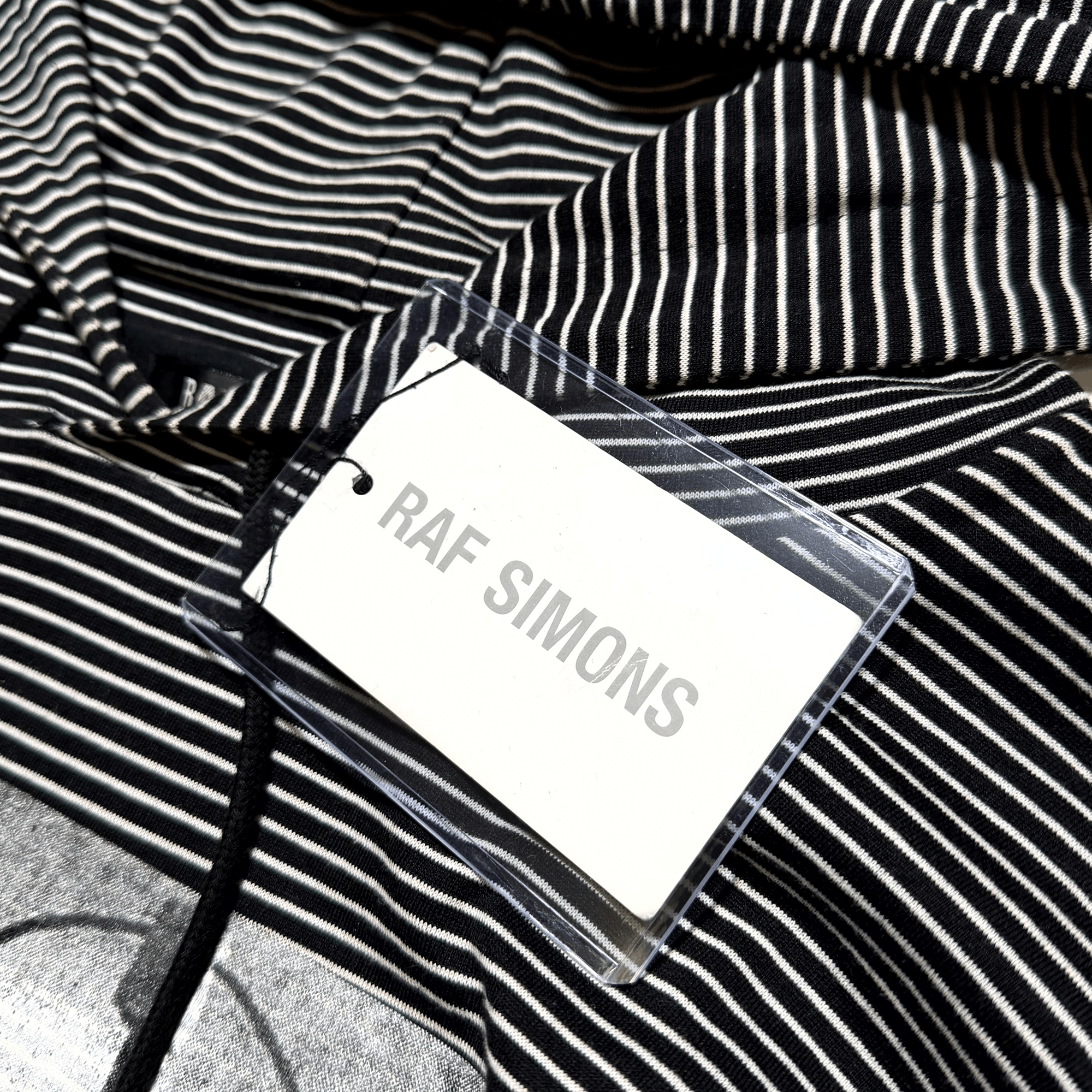 Raf Simons SS05 Raf Simons Avant Garde Striped Hoodie Size US M / EU 48-50 / 2 - 4 Thumbnail