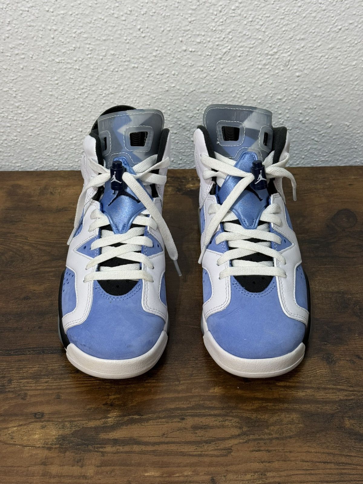 Jordan Brand × Nike ordan 6 Retro UNC White size 6.5Y women’s 8.5 Size US 8.5 / IT 38.5 - 2 Thumbnail