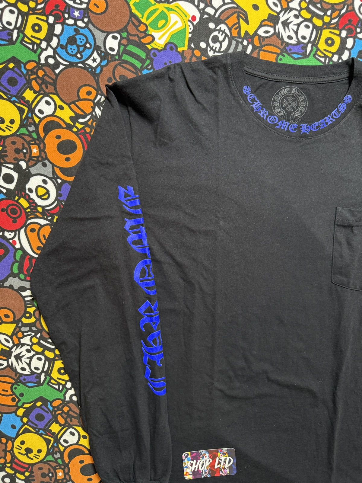 Chrome Hearts Chrome Hearts Black/Script Logo Long Sleeve Tee Size US XL / EU 56 / 4 - 3 Thumbnail