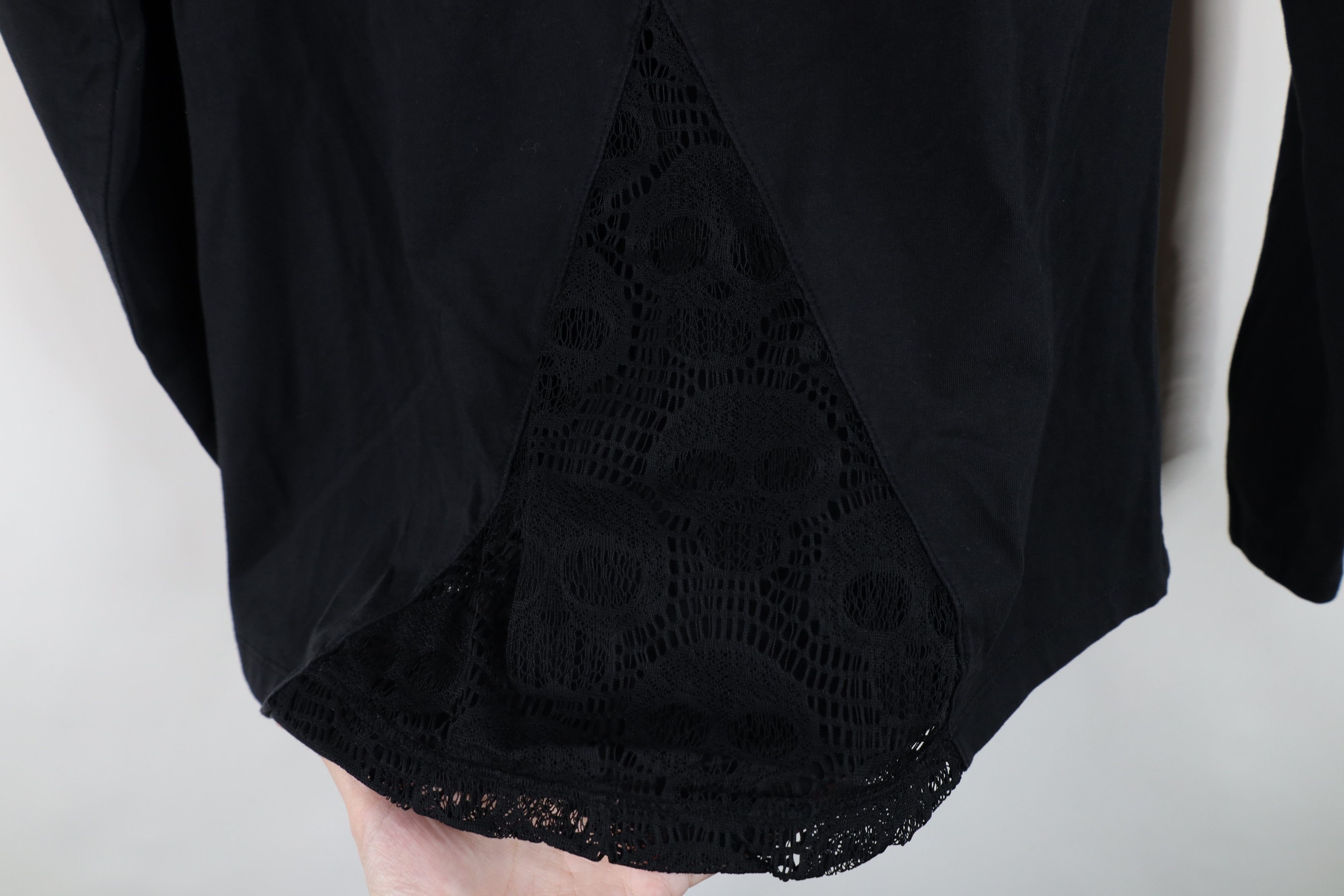 Harley Davidson Y2K Harley Davidson Skull Lace Long Sleeve T-Shirt Black Size L / US 10 / IT 46 - 12 Thumbnail