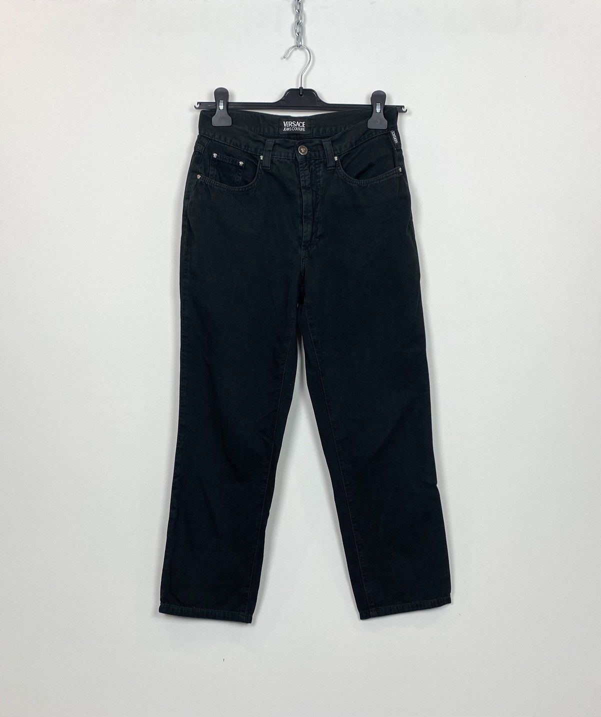 Versace Jeans Couture Vintage Versace Jeans Couture Black Jeans Denim Y2K Size US 30 / EU 46 - 1 Thumbnail