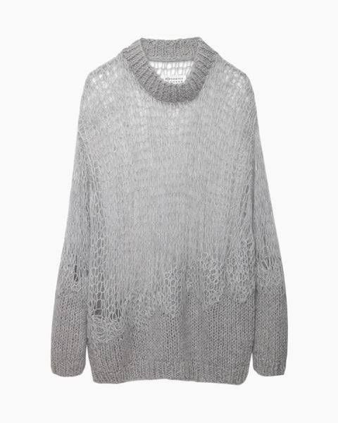 Maison Margiela MAISON MARGIELA WEB KNIT PUNK WOOL MOHAIR SWEATER JUMPER Size M / US 6-8 / IT 42-44 - 12 Thumbnail