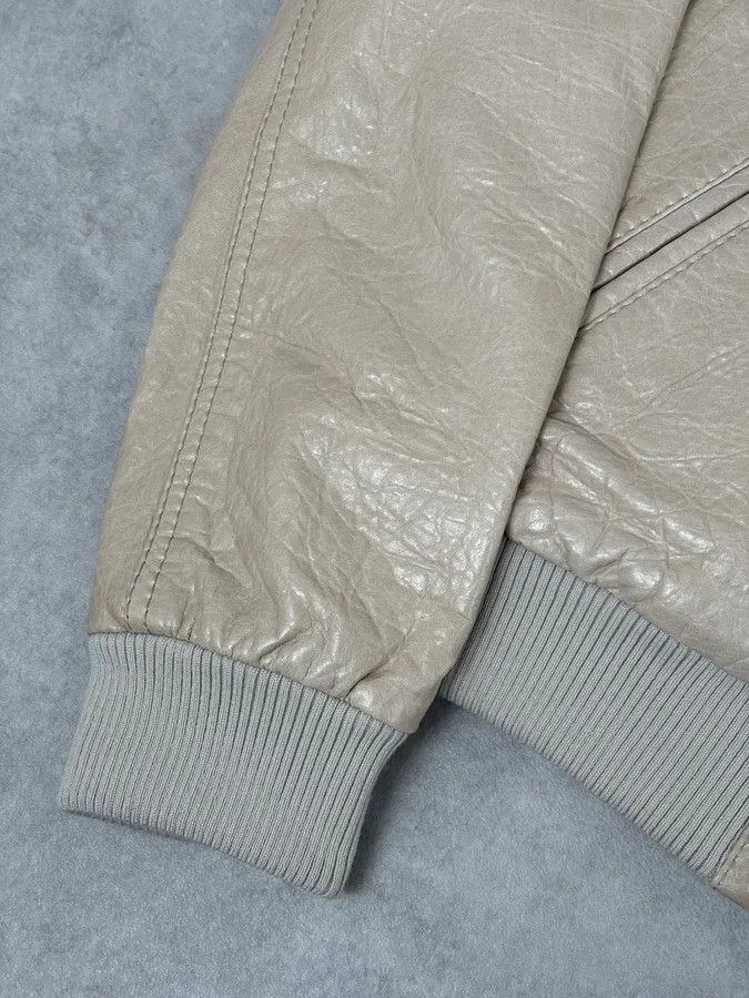 Balenciaga AW2006 Balenciaga Beige Premium Leather Jacket Size US M / EU 48-50 / 2 - 8 Thumbnail