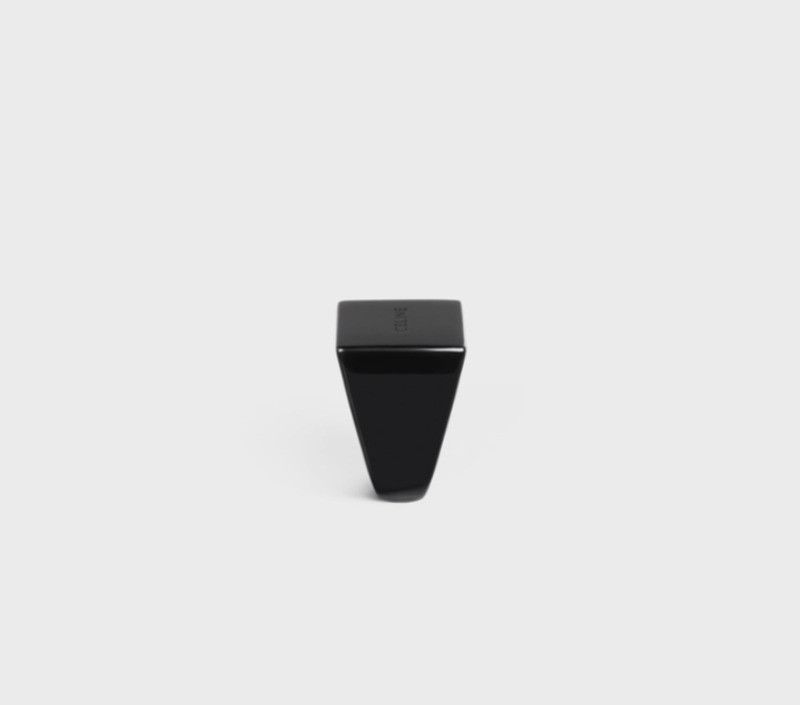 Celine o1bcso1str0225 460DO6PLX Size: OS / Ring in Black Size ONE SIZE - 3 Thumbnail
