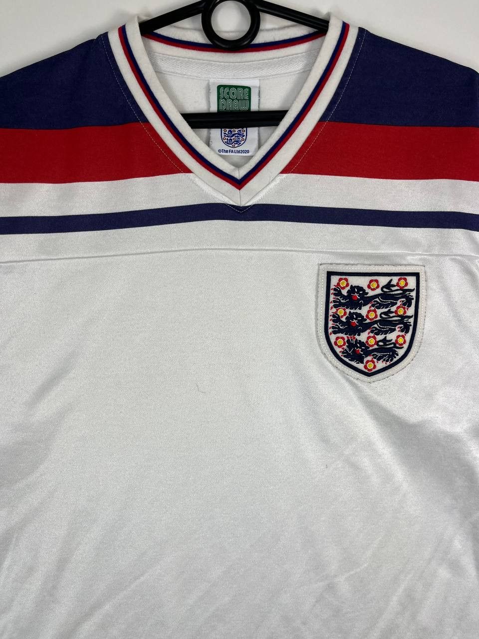 Other Score Draw England National Team 1980/1983 Retro Football M Size US M / EU 48-50 / 2 - 2 Thumbnail