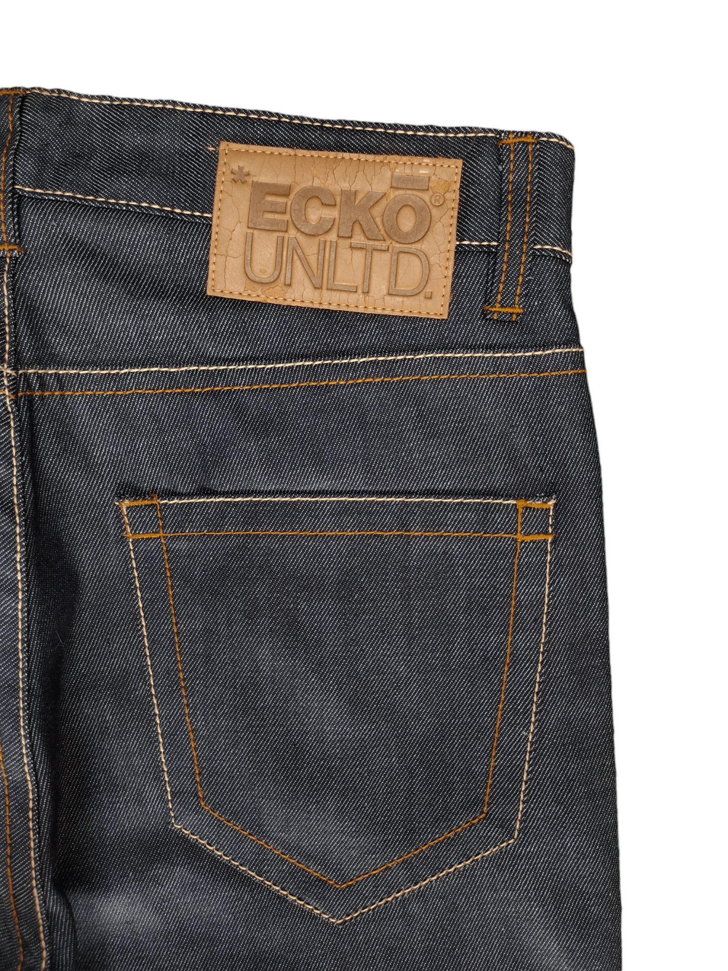 Ecko Unltd. Vintage Y2k Ecko Naked Girl Graffiti Print Baggy Denim Jeans Size US 30 / EU 46 - 15 Thumbnail