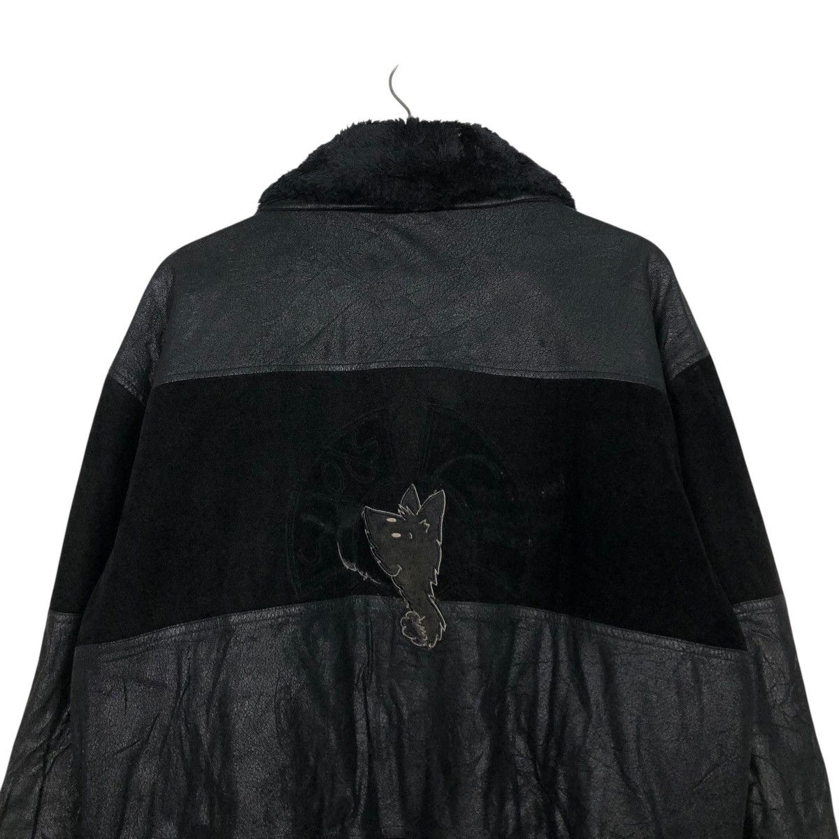 Genuine Leather 🔥VINTAGE BOMBER LEATHER JACKET MONTEREY & CARMEL ISSEYMIYAKE Size US M / EU 48-50 / 2 - 11 Thumbnail
