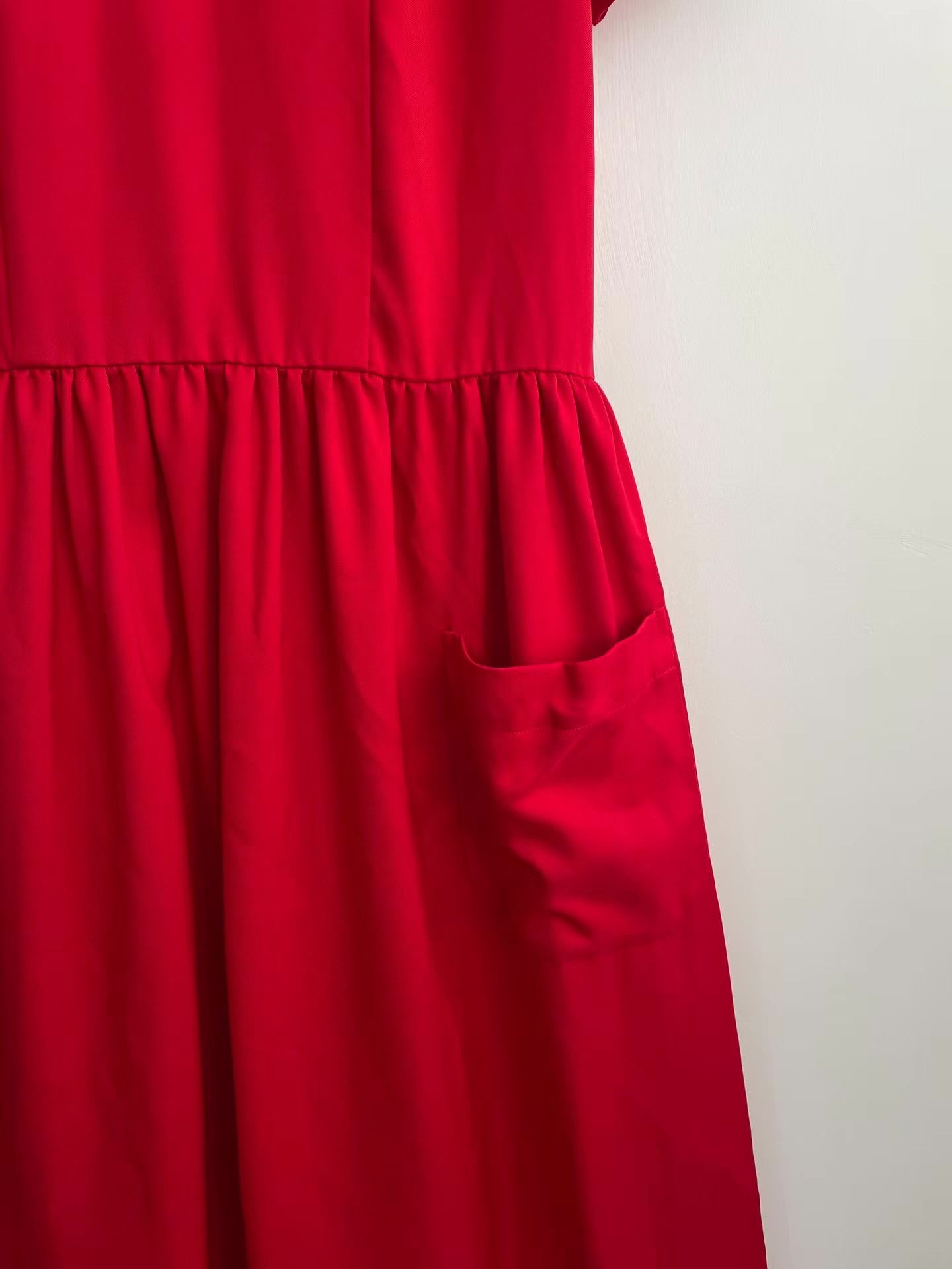 Comme des Garcons Comme des Garçons CDG Girl Red Dress Ｑ24 Size XS / US 0-2 / IT 36-38 - 3 Thumbnail