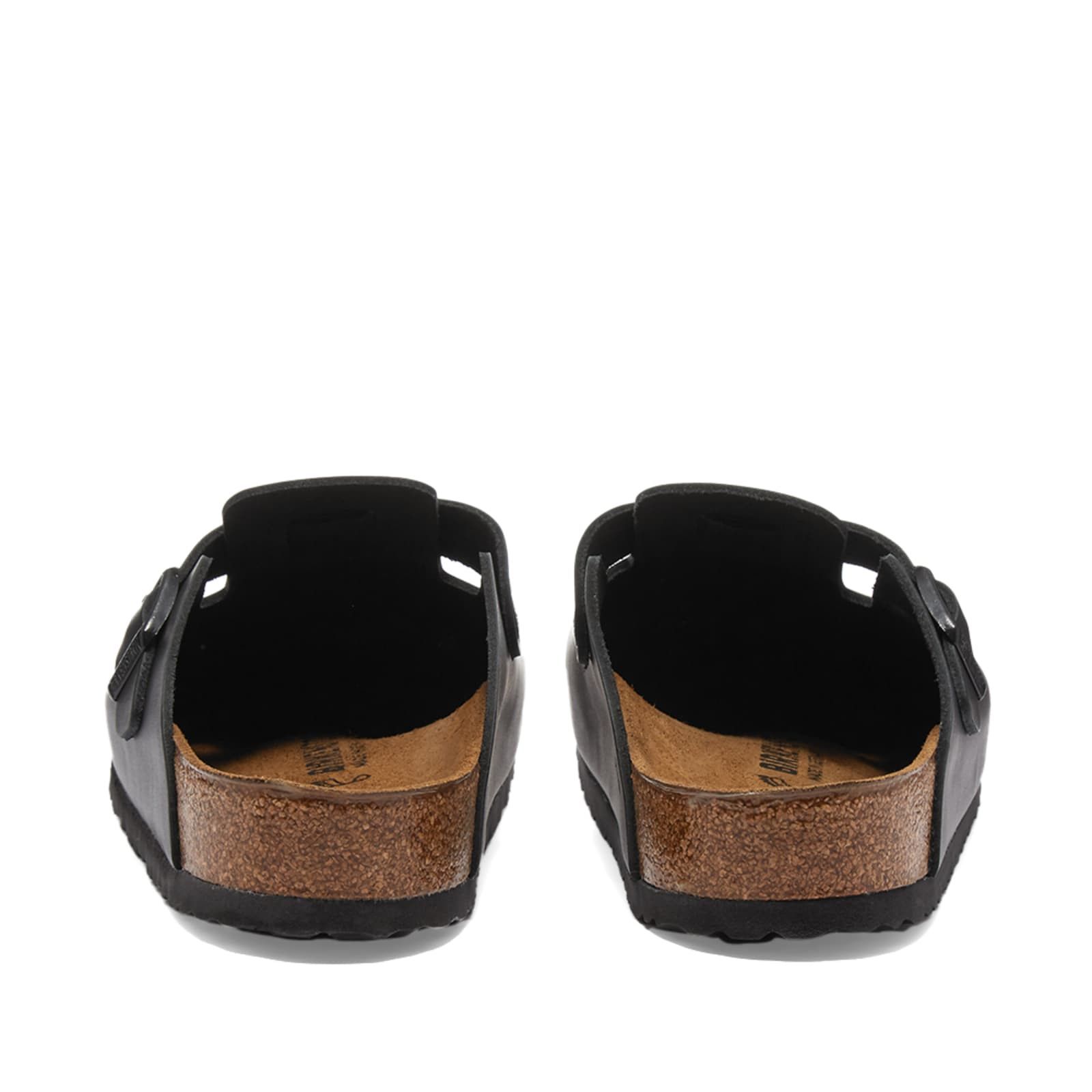 Birkenstock BIRKENSTOCK BOSTON BLACK SMOOTH LEATHER 60191 US 11 EU 44 Size US 11 / EU 44 - 3 Thumbnail