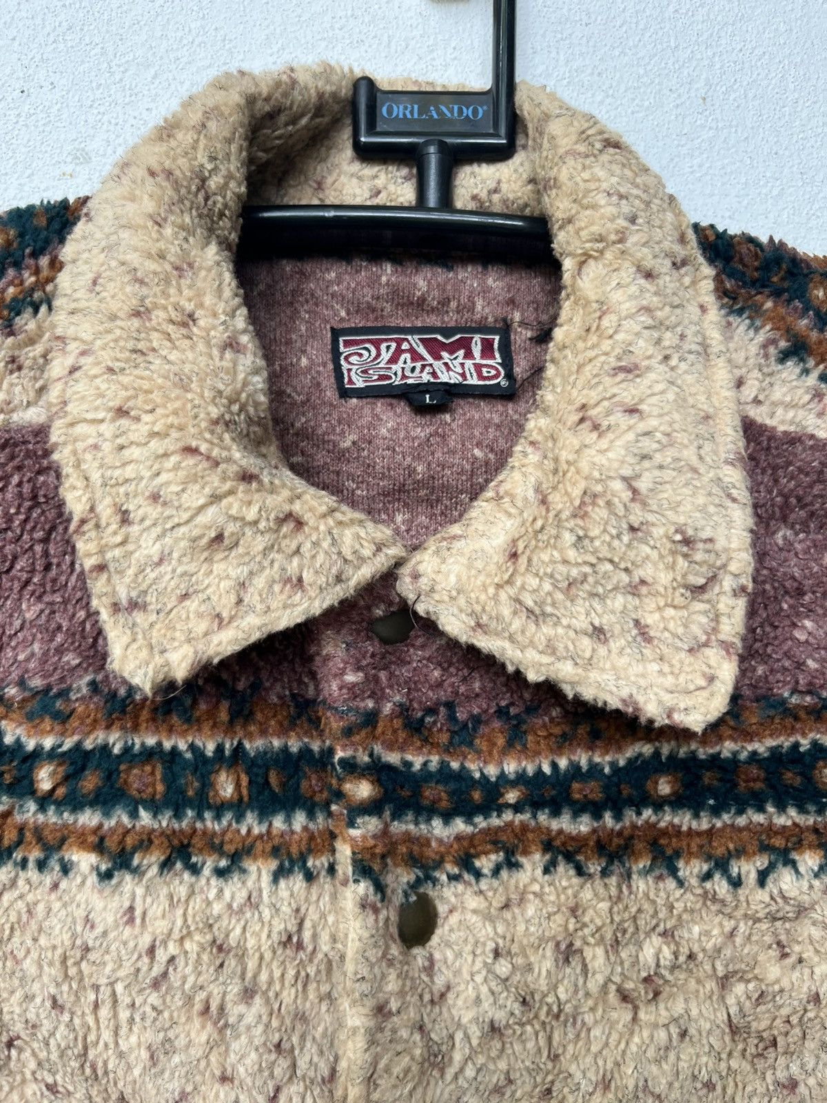 Jams World 💥RARE💥JAMI ISLAND Deep Pile Fleece Rare Aztec Fullprinted Size US L / EU 52-54 / 3 - 5 Thumbnail