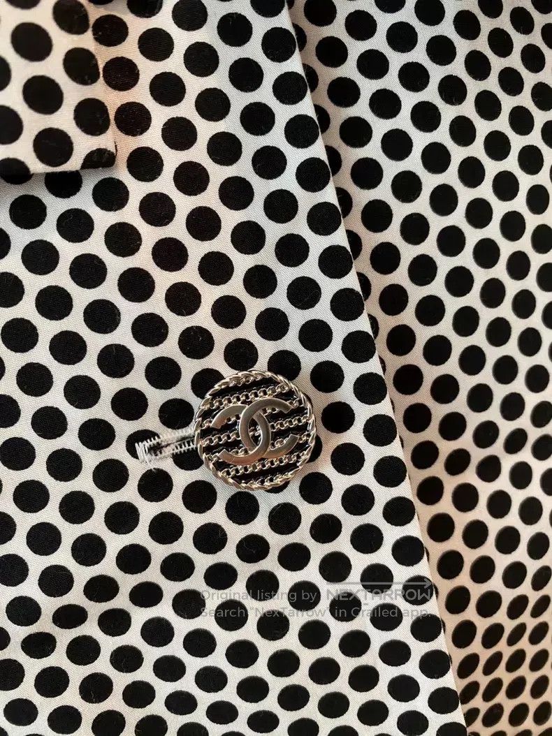 Chanel Chanel 19 Early Spring Cruise Series Poldot Top Size XXS / US 00 / IT 34 - 3 Thumbnail
