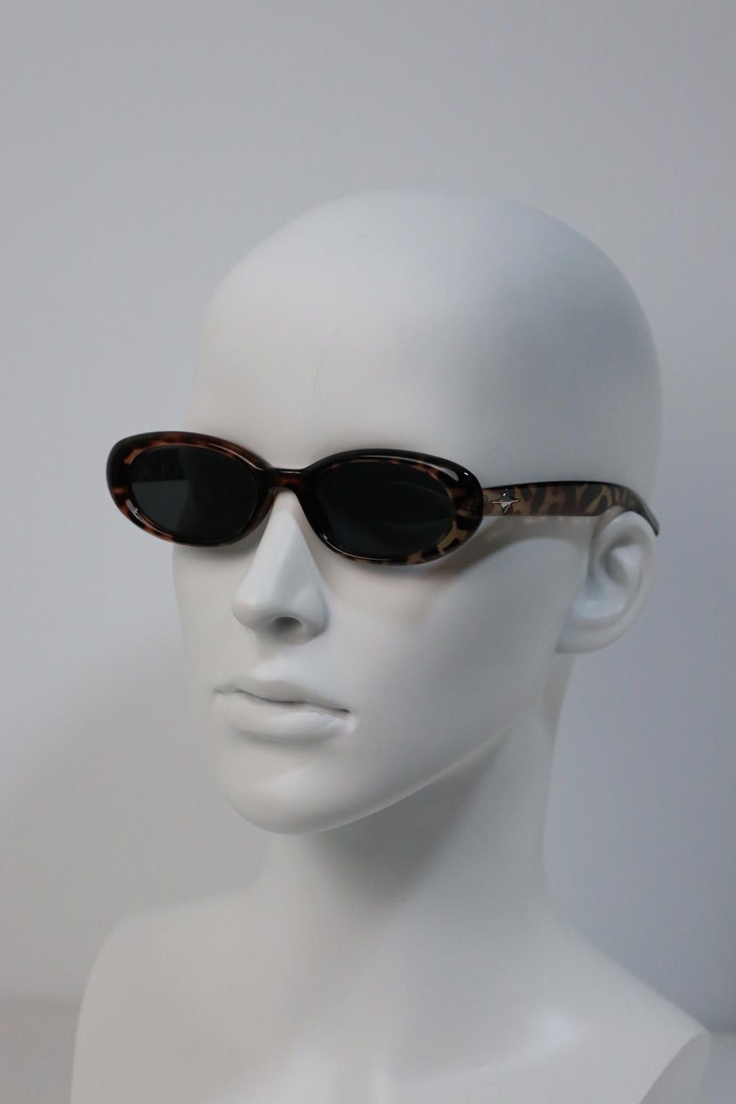 Other Y2k Avant Garde Cat Eye Round Leopard Sunglasses Unisex OS Size ONE SIZE - 2 Thumbnail