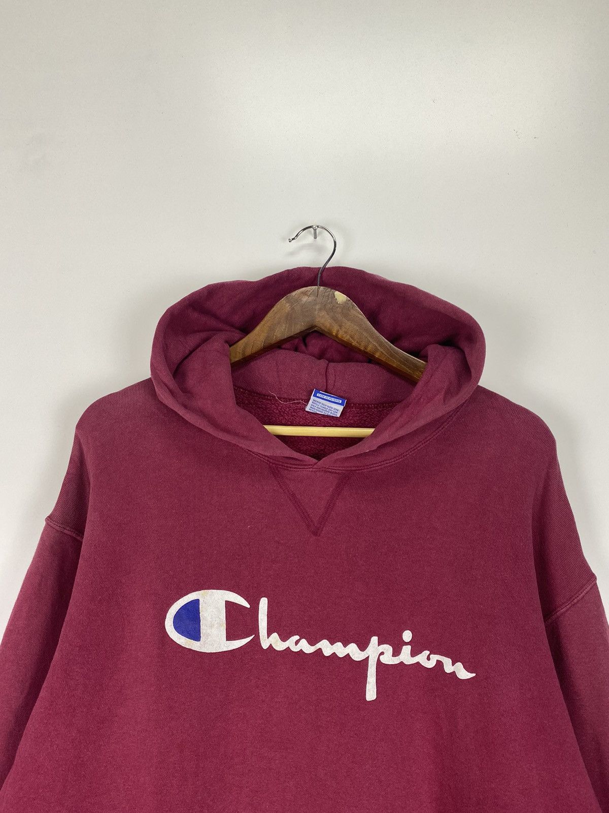 Champion × Vintage Vintage Champion big logo hoodies Size US L / EU 52-54 / 3 - 7 Thumbnail