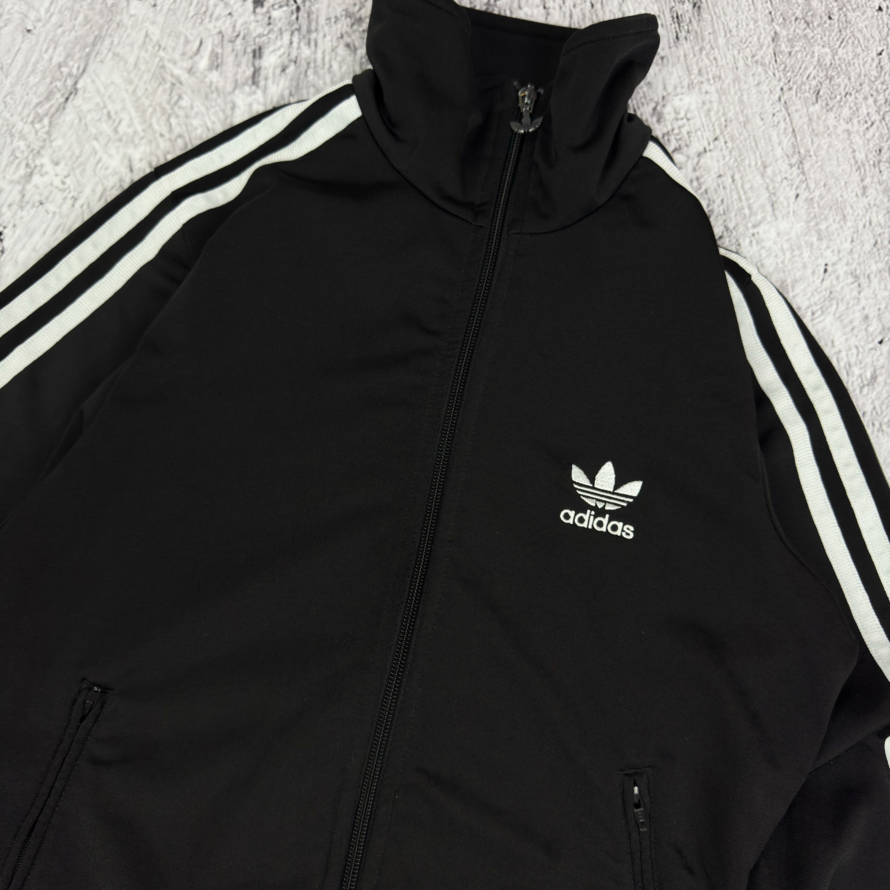 Adidas Adidas Firebird Women's Black White Full Zip Track Jacket 40 Size S / US 4 / IT 40 - 4 Thumbnail