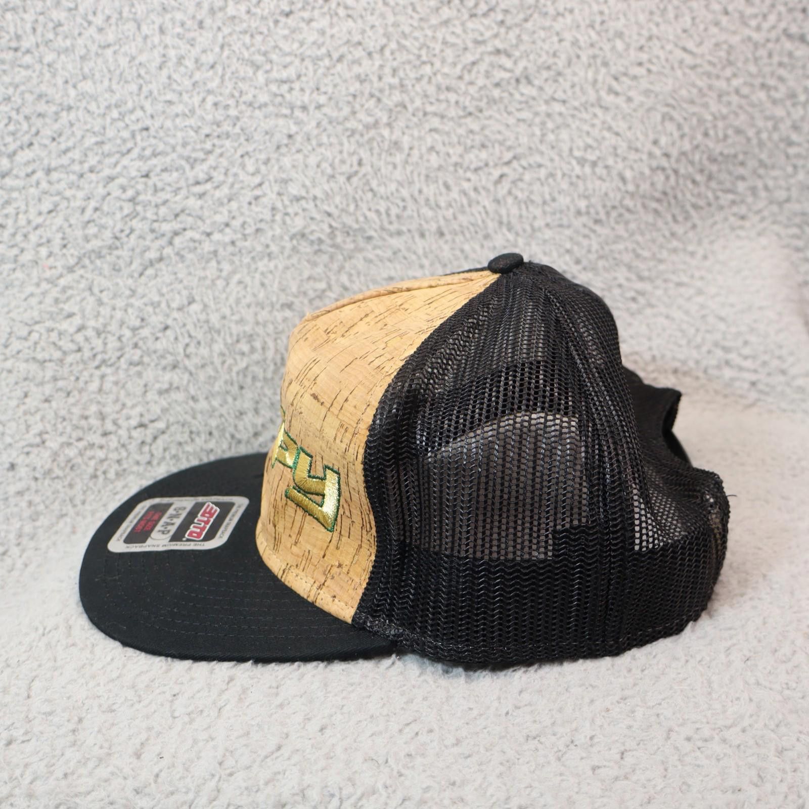 Otto Crippy Cork Front Trucker Hat Snapback Mesh Cap 420 cannabis Size ONE SIZE - 4 Thumbnail