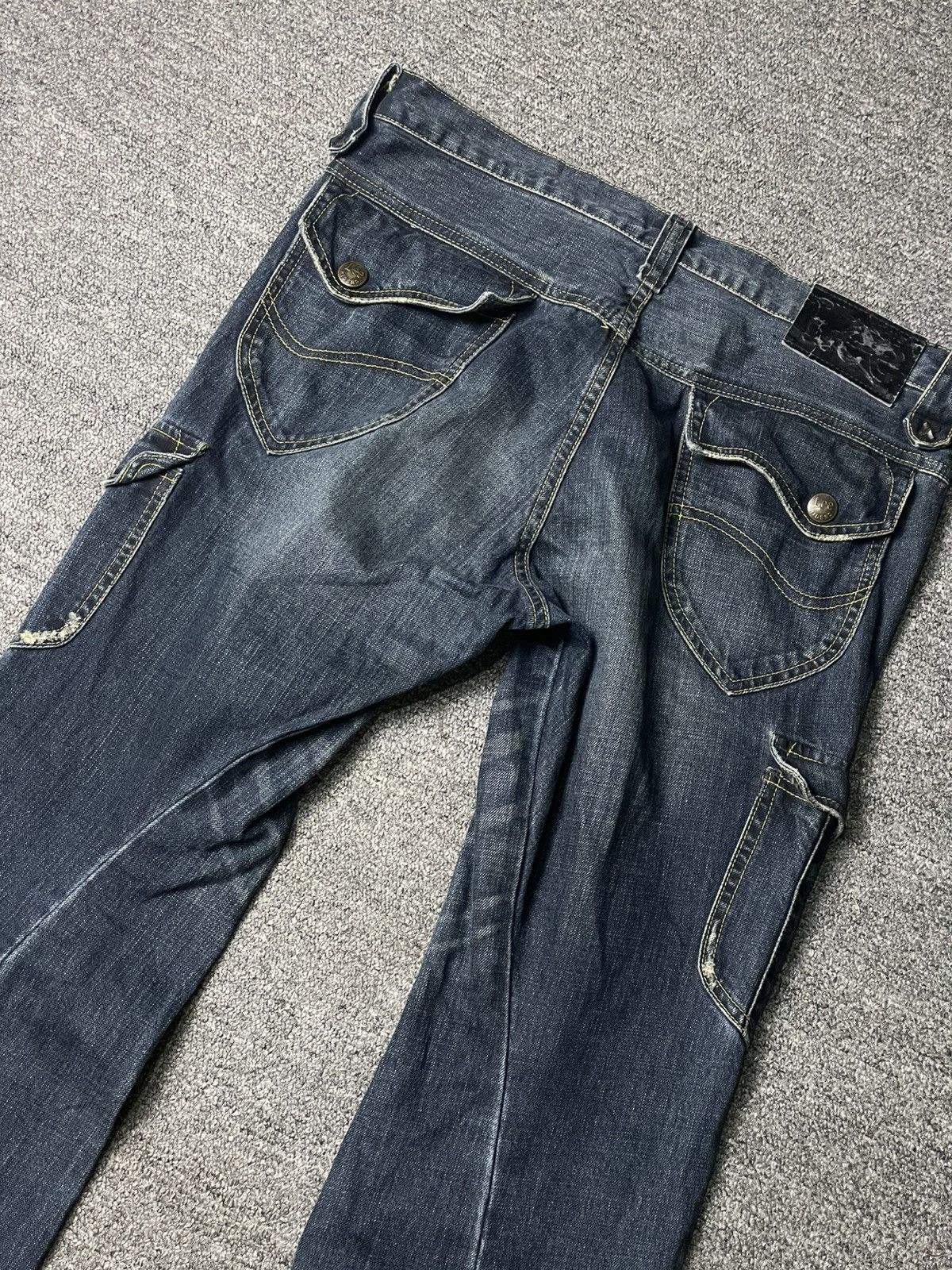 Lee × Vintage Vintage LEE Bootcut Cargo Flare Jeans (93) Size US 35 - 14 Thumbnail