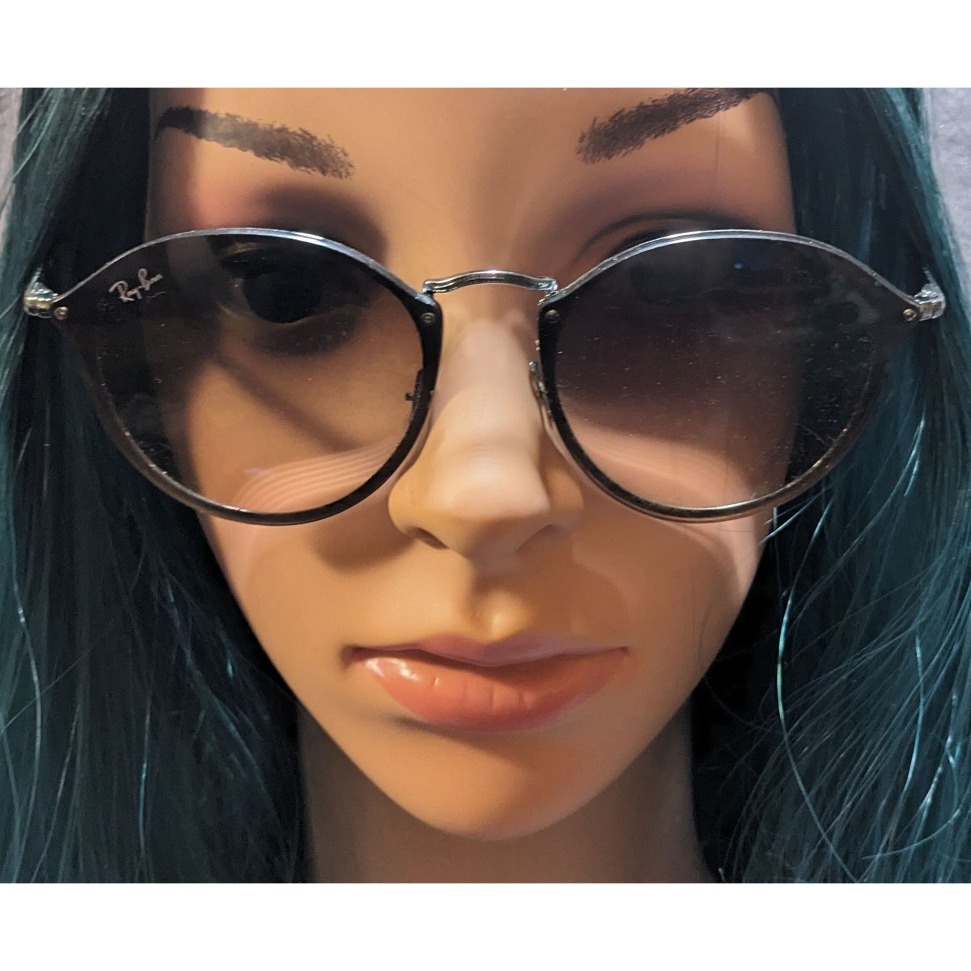 RayBan Ray-Ban Round Blaze Silver Frame Sunglasses Size ONE SIZE - 4 Thumbnail