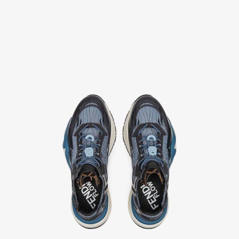 Fendi o1loc1c0824 Flow Sneakers in Multicolor Size US 12 / EU 45 - 5 Thumbnail
